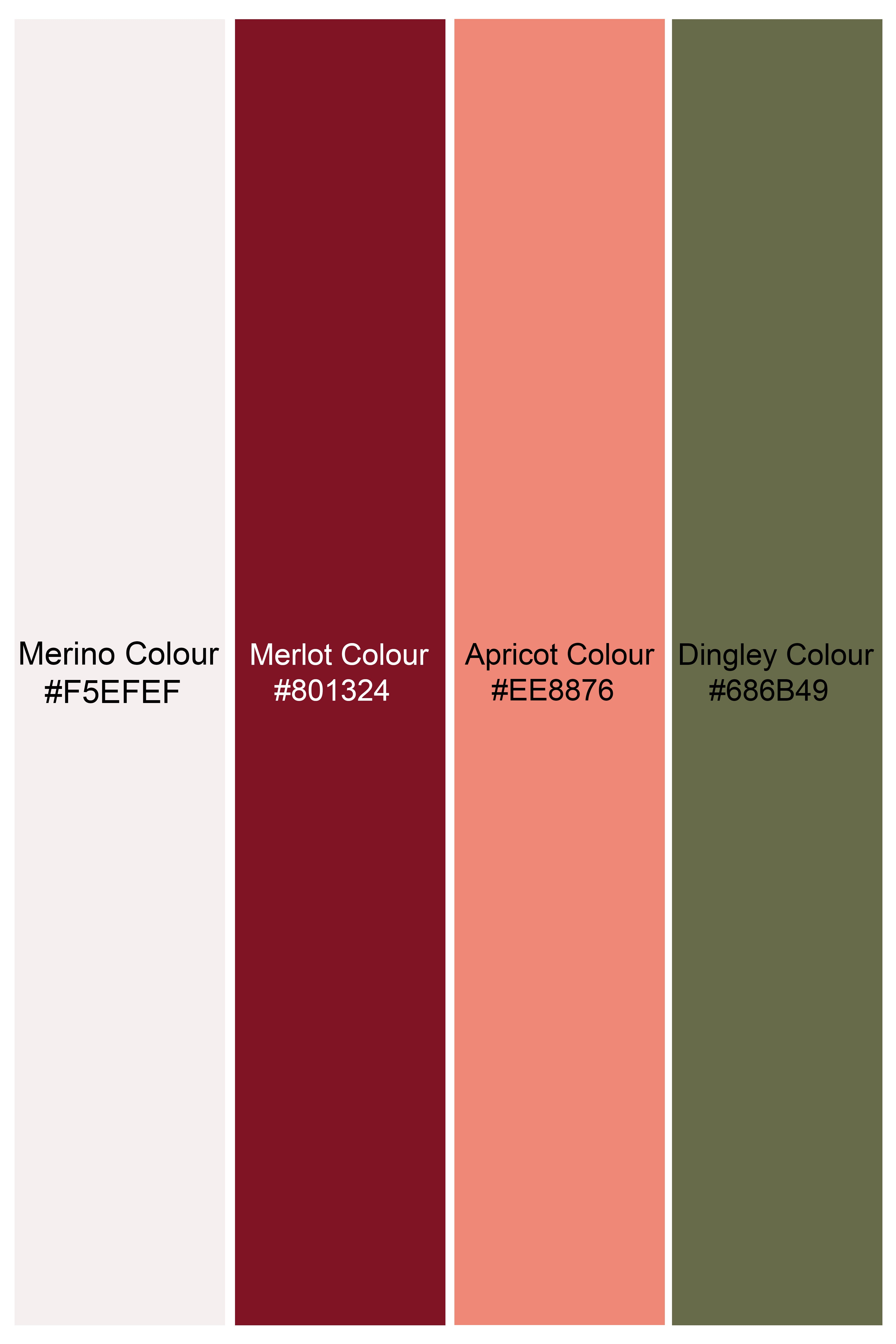 Rosavon-Merino Cream and Merlot Red Multicolour Thread and Sequin Embroidered Designer Suit