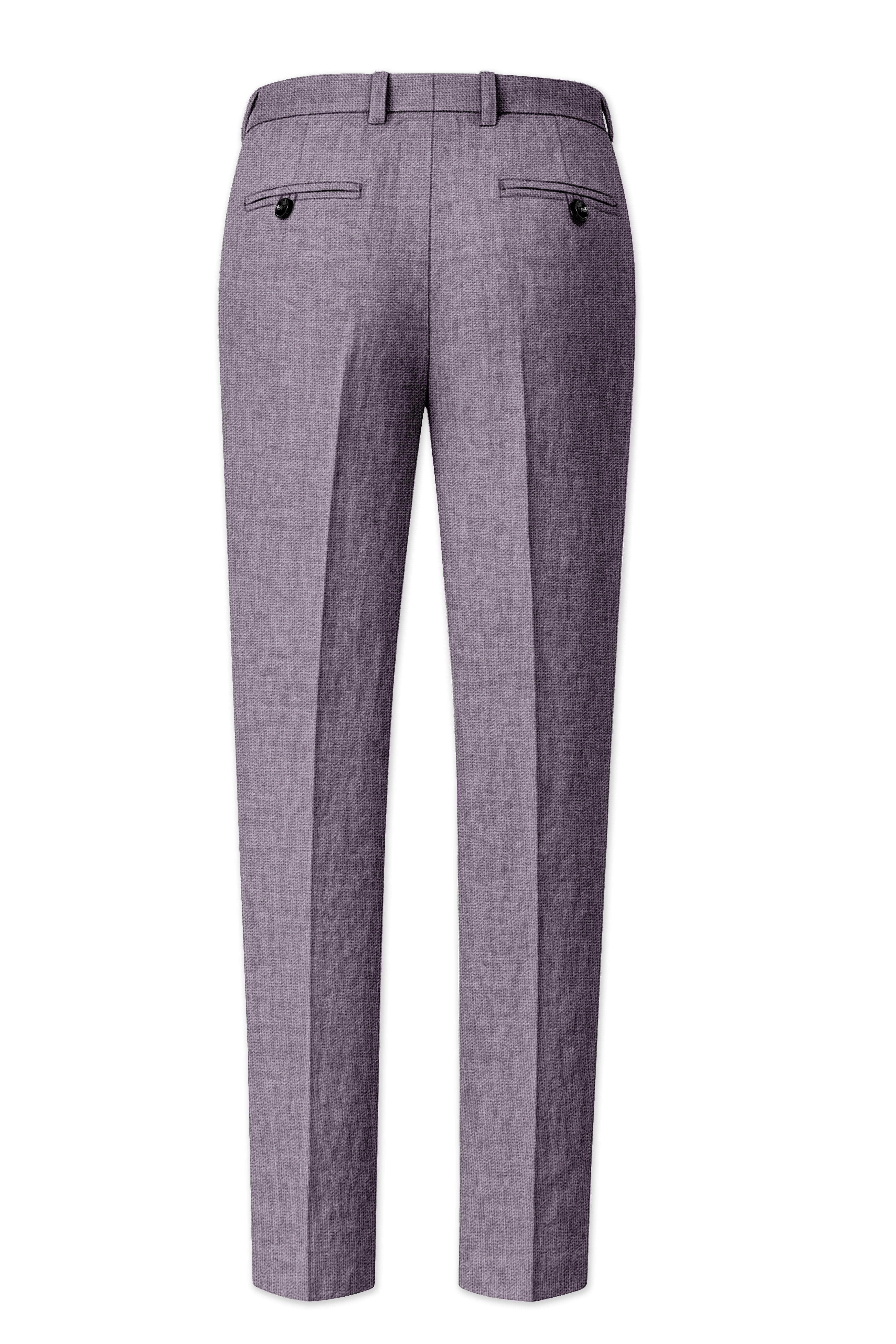 Cinerro-Monsoon Gray Luxurious Linen Single Breasted Sports Suit