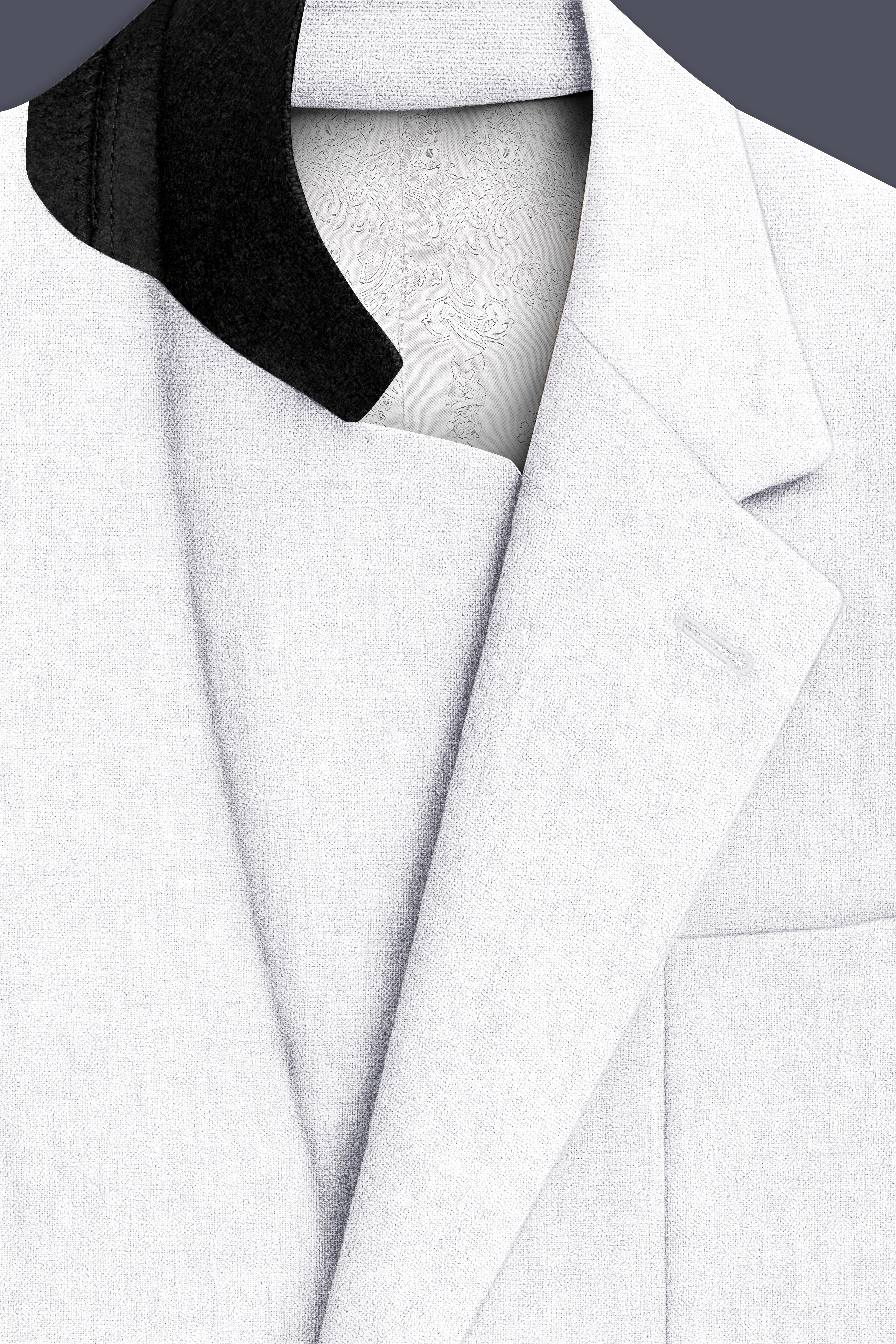 Alvesso-Bright White Luxurious Linen Single Breasted Stretchable traveler Suit