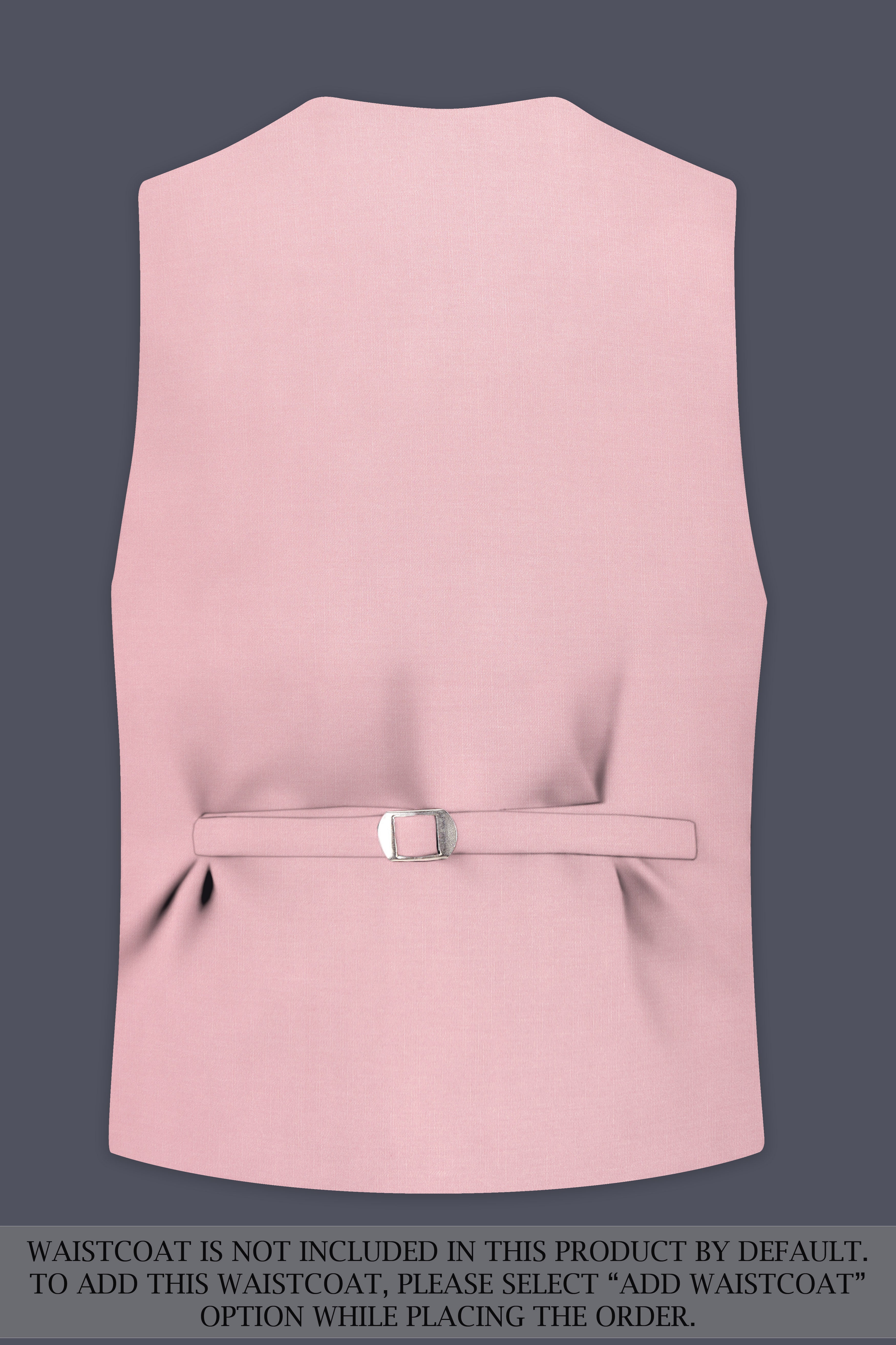 Aurerosa-Rose Pink Wool Rich Single Breasted Suit