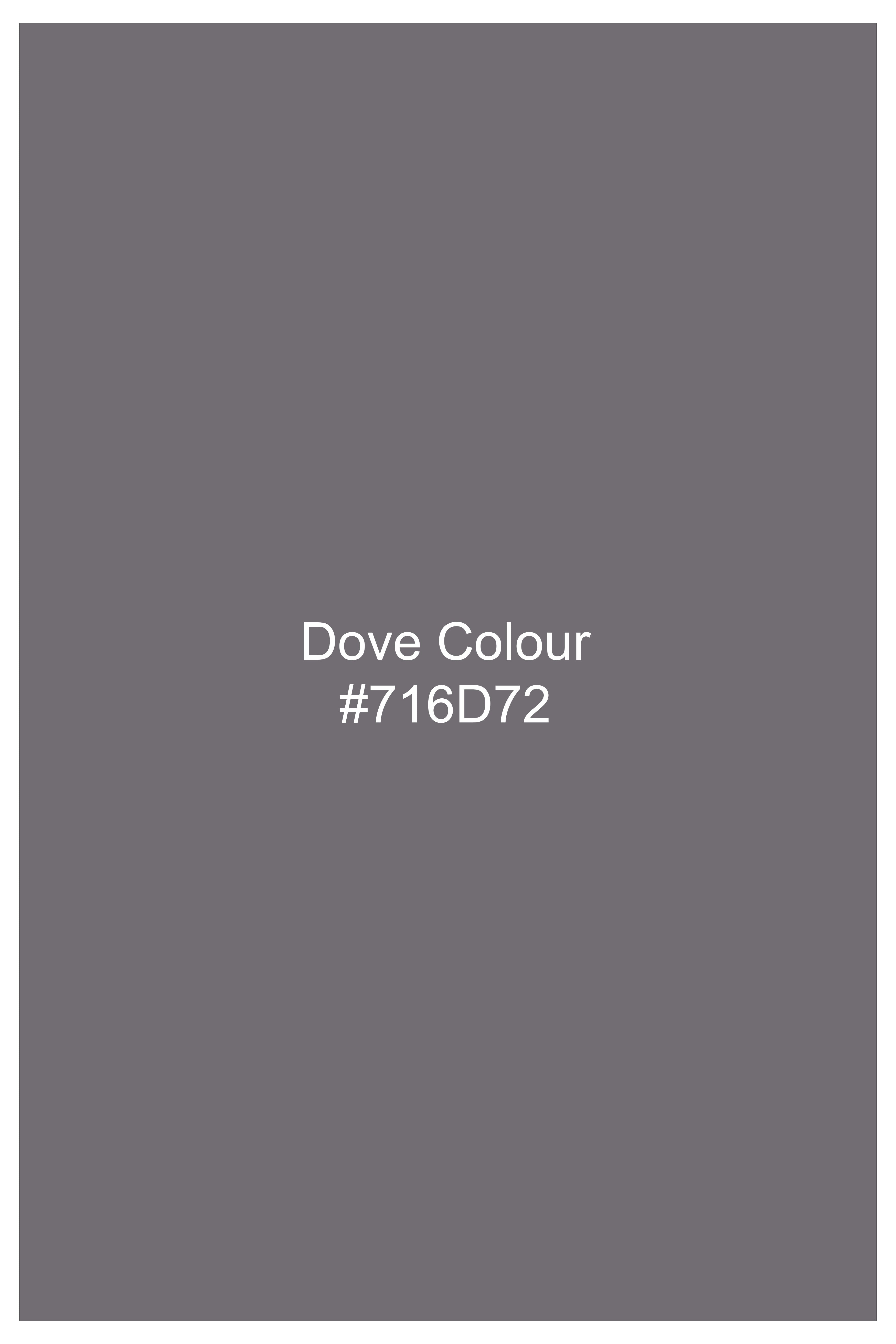 Cinerro-Dova Gray Textured Wool Rich Single Breasted Suit