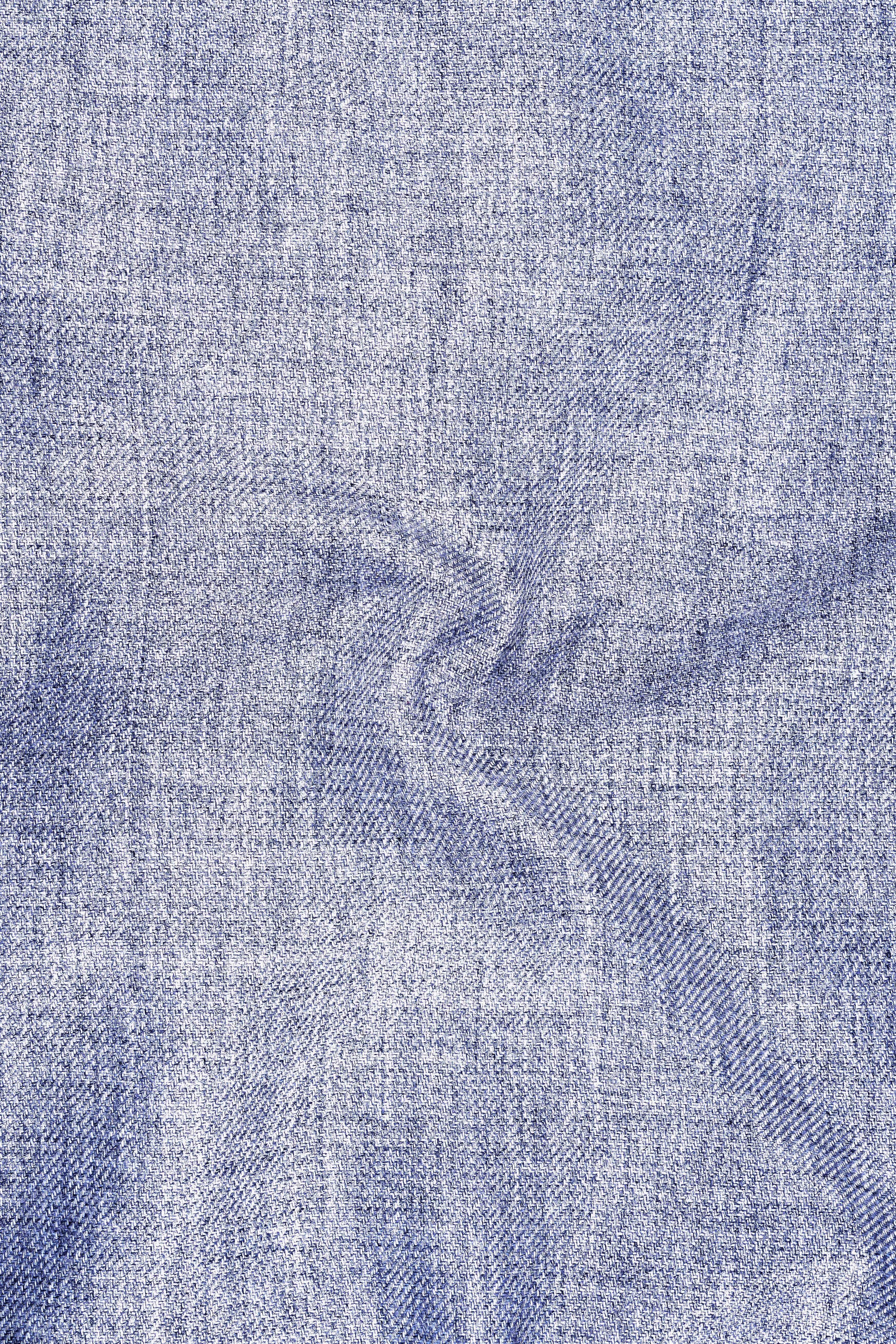 Nordic-Logan Blue Textured Tweed Single Breasted Sports Suit