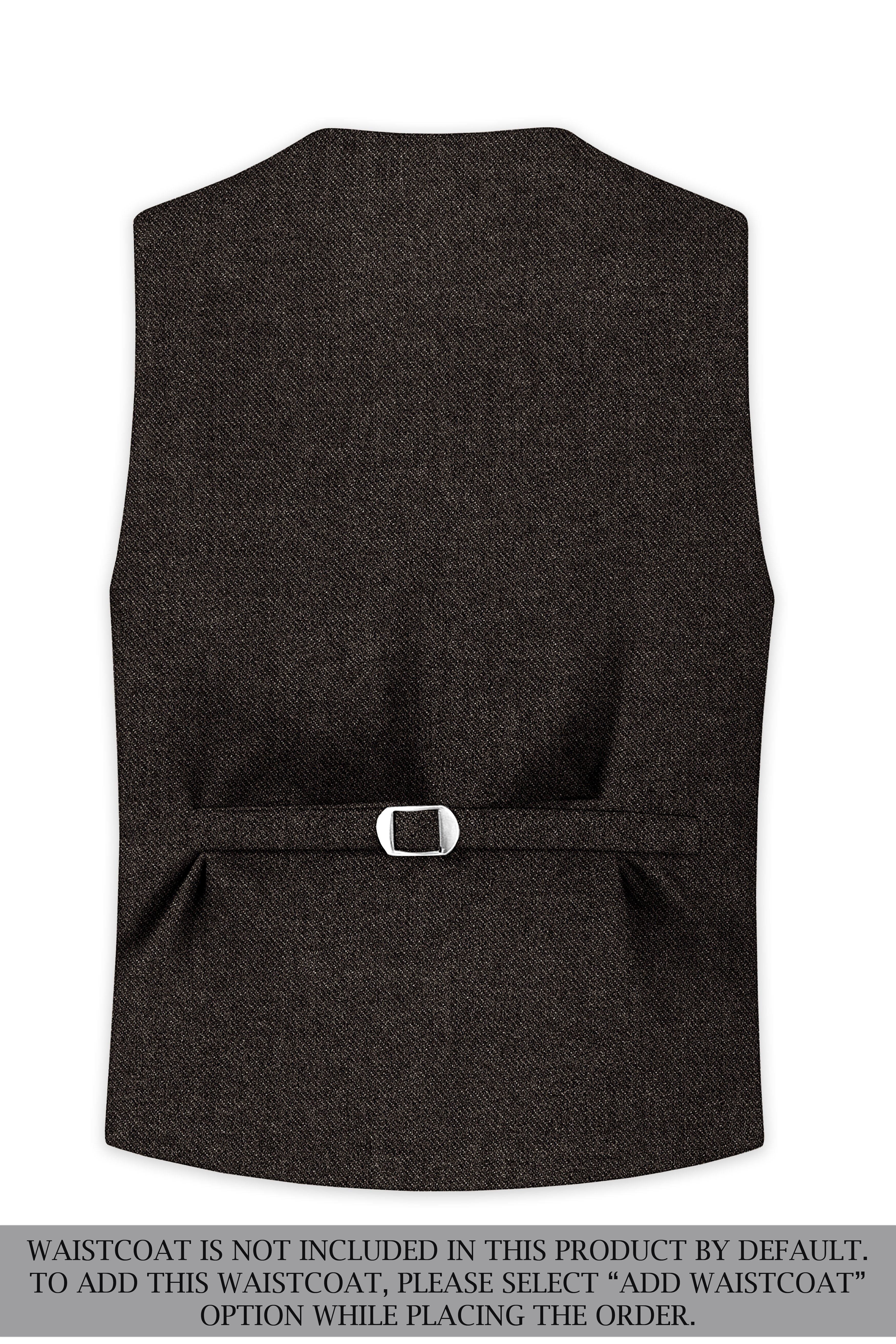 Auregond-Gondola Brown Textured Tweed Premium Wool Rich Double
