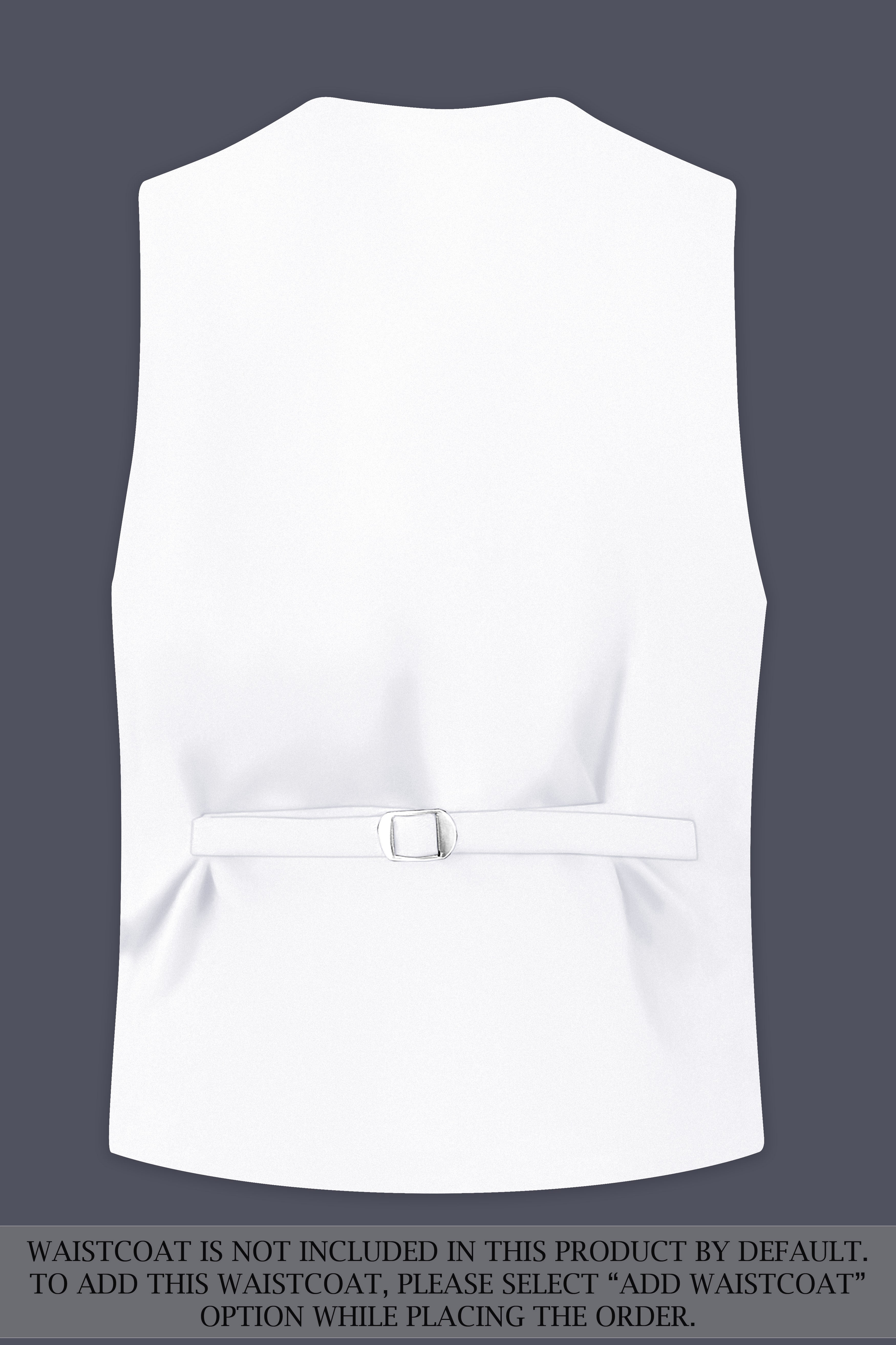 Shiro-Japanese Bright White 4-Way Stretch Wrinkle-Free Wool Rich Single Breasted Suit