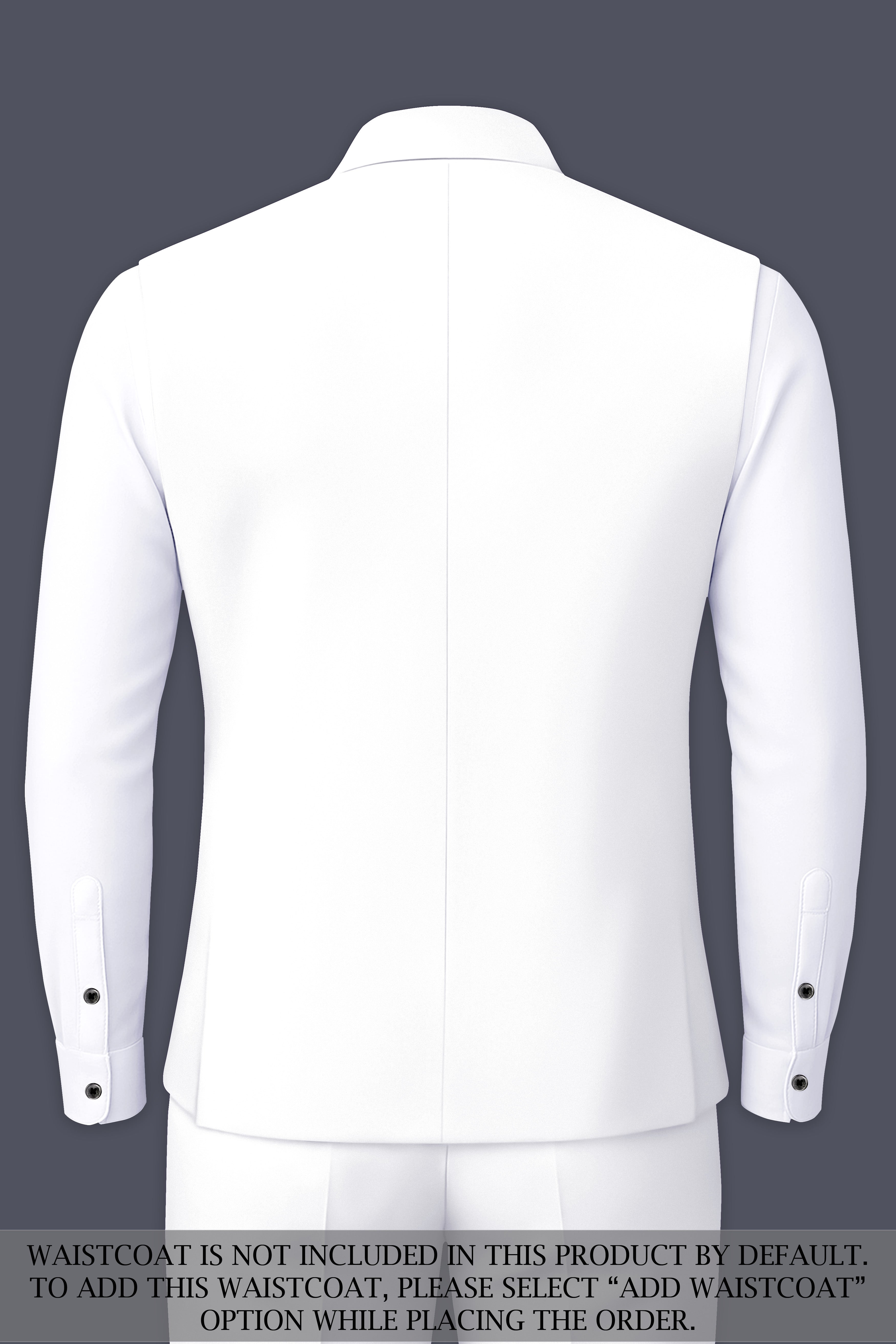 Shiro-Japanese Bright White 4-Way Stretch Wrinkle-Free Solid