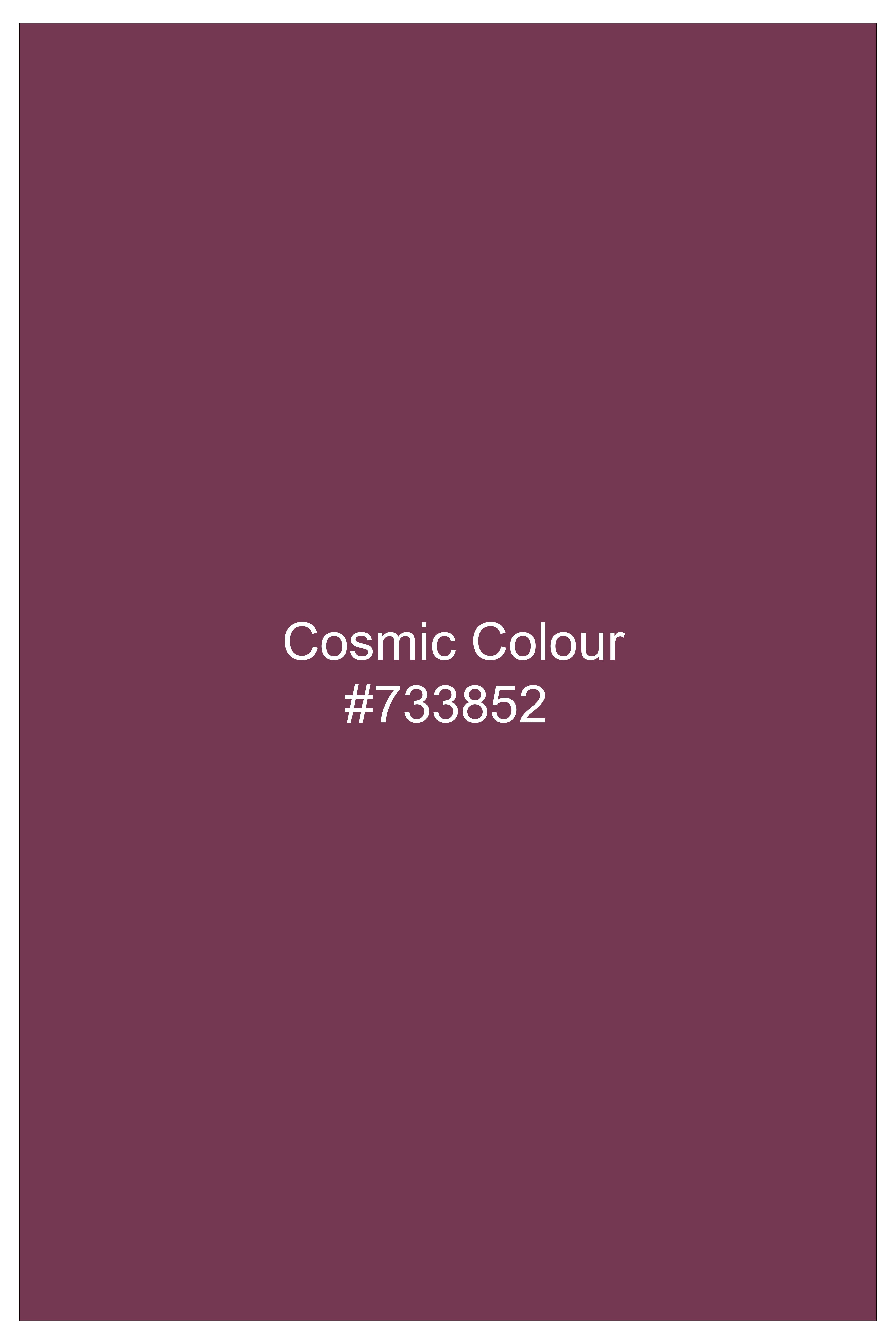 Roselux-Cosmic Pink Corduroy Premium Single Breasted Sports Suit