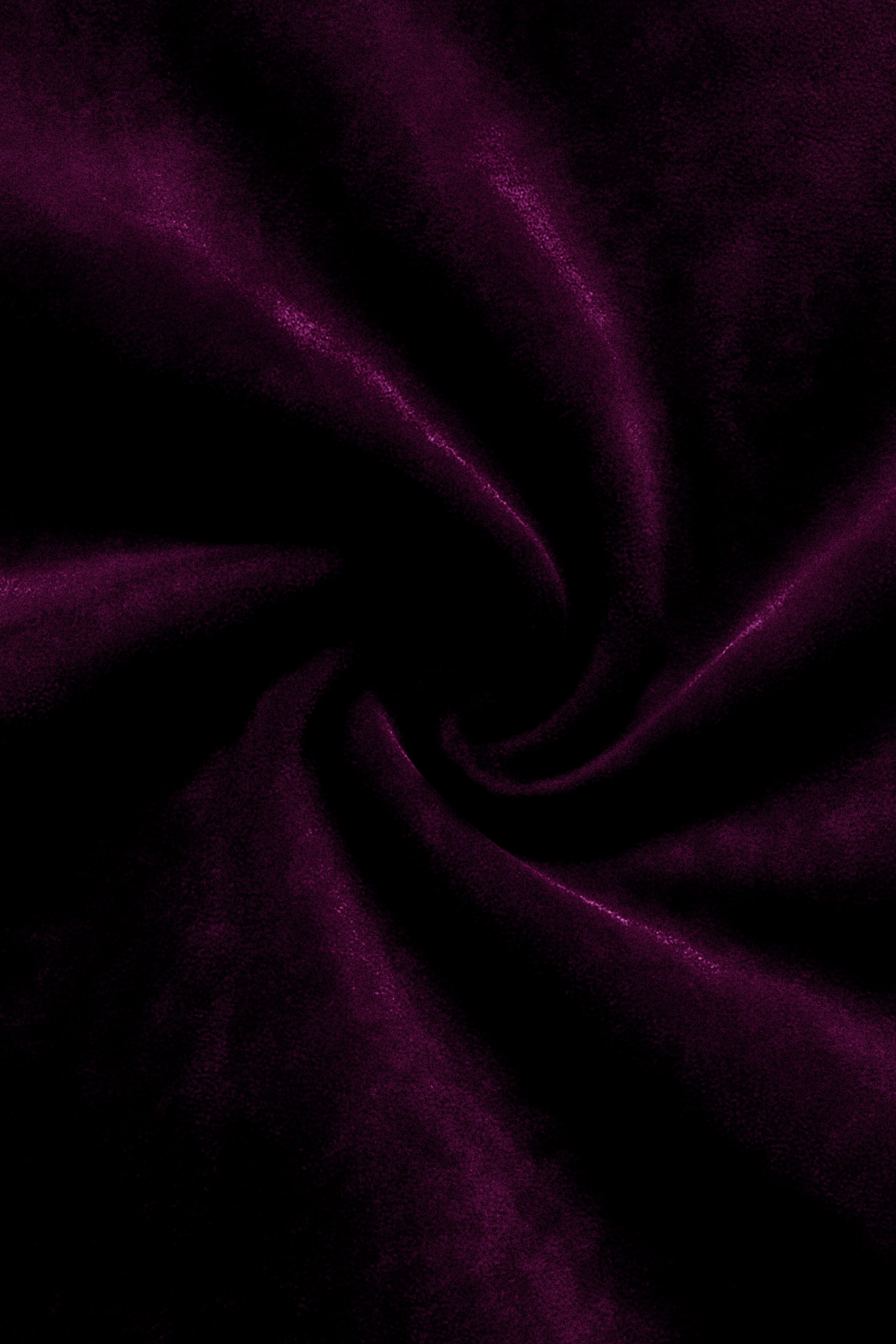 Merlot-Asphalt Wine Purple Velvet Peak Lapel Tuxedo Suit