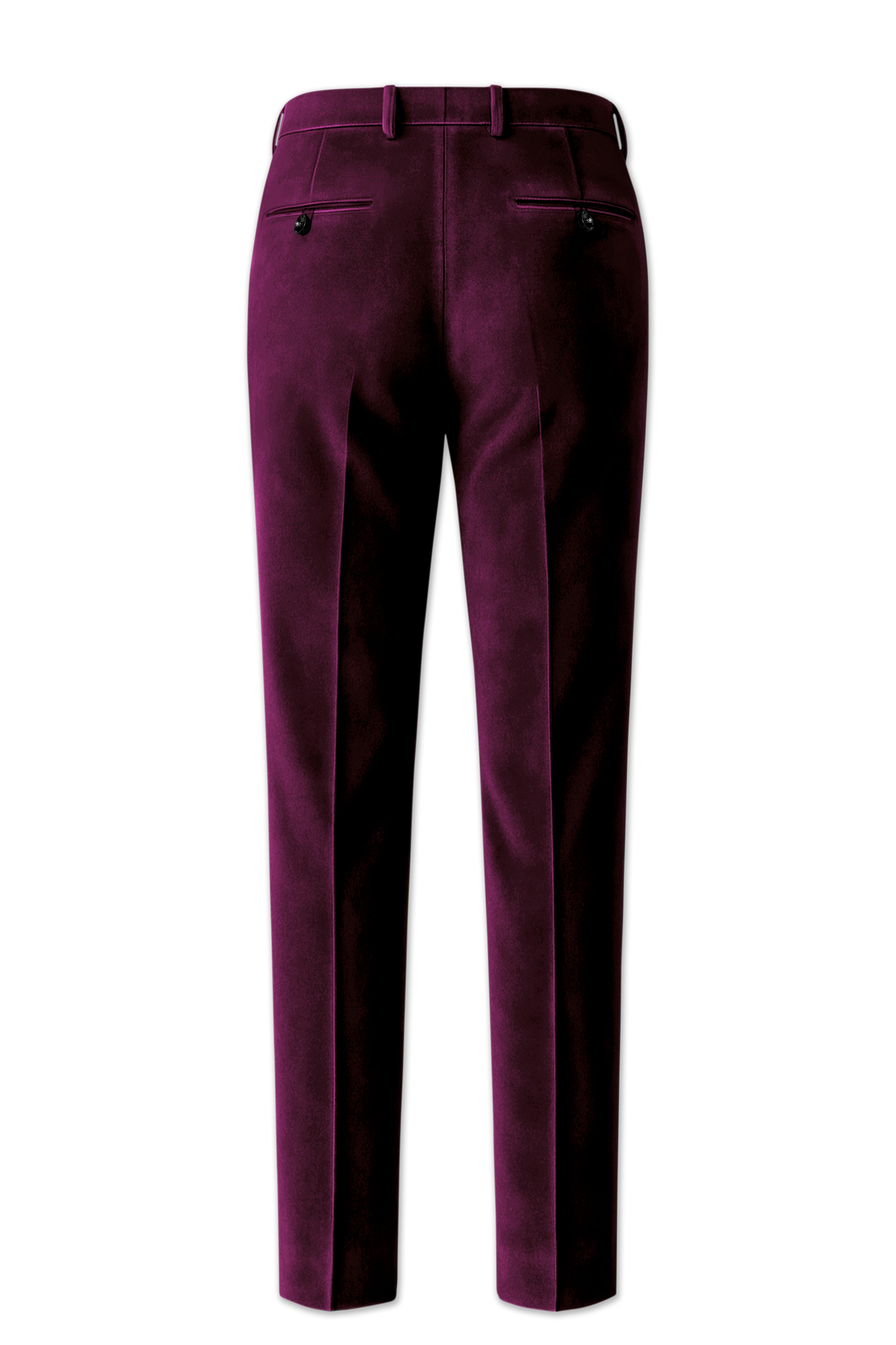 Corale-Tamarind Pink Velvet Peak Lapel Tuxedo Suit