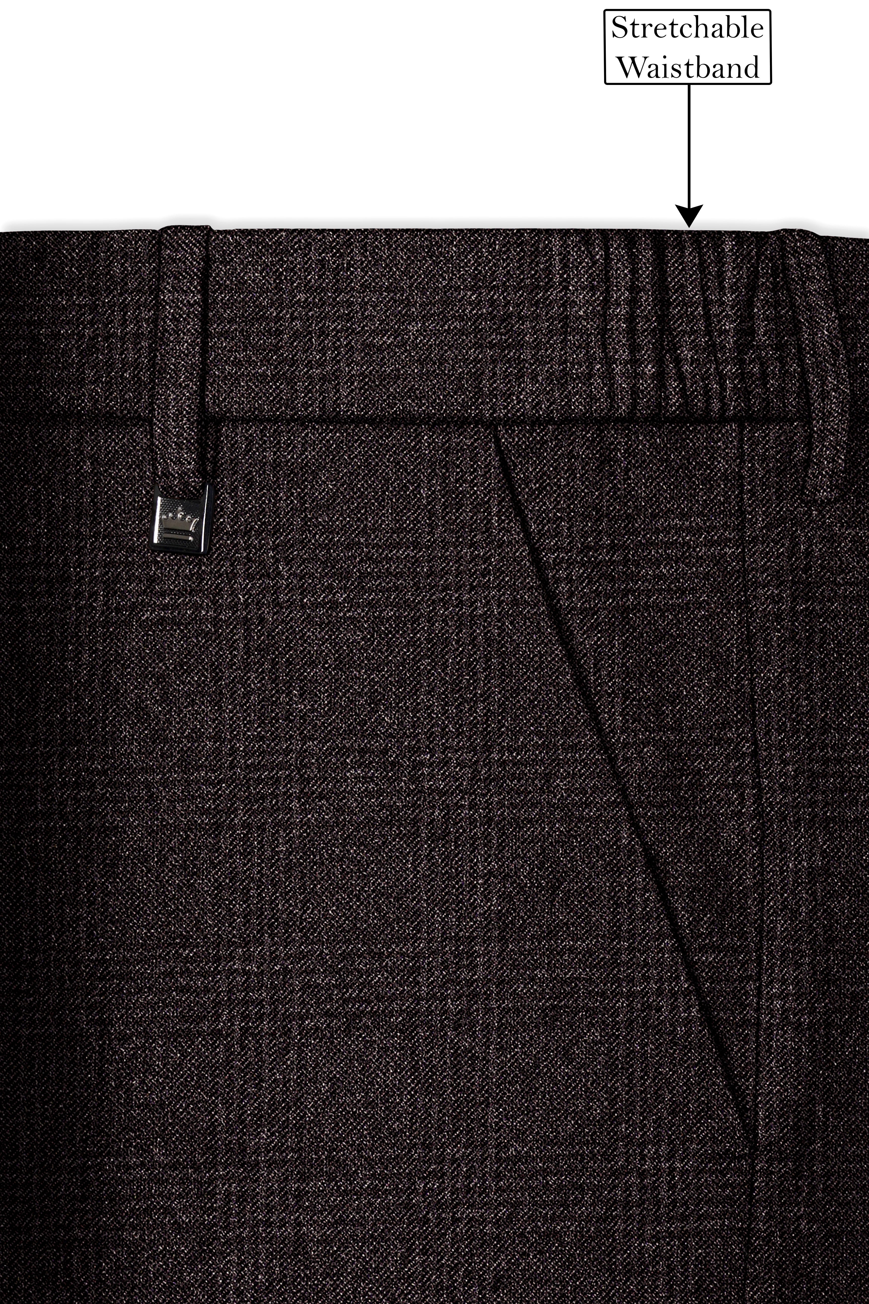 Bruno-Chicago Brown Wales Plaid Tweed Double Breasted Suits