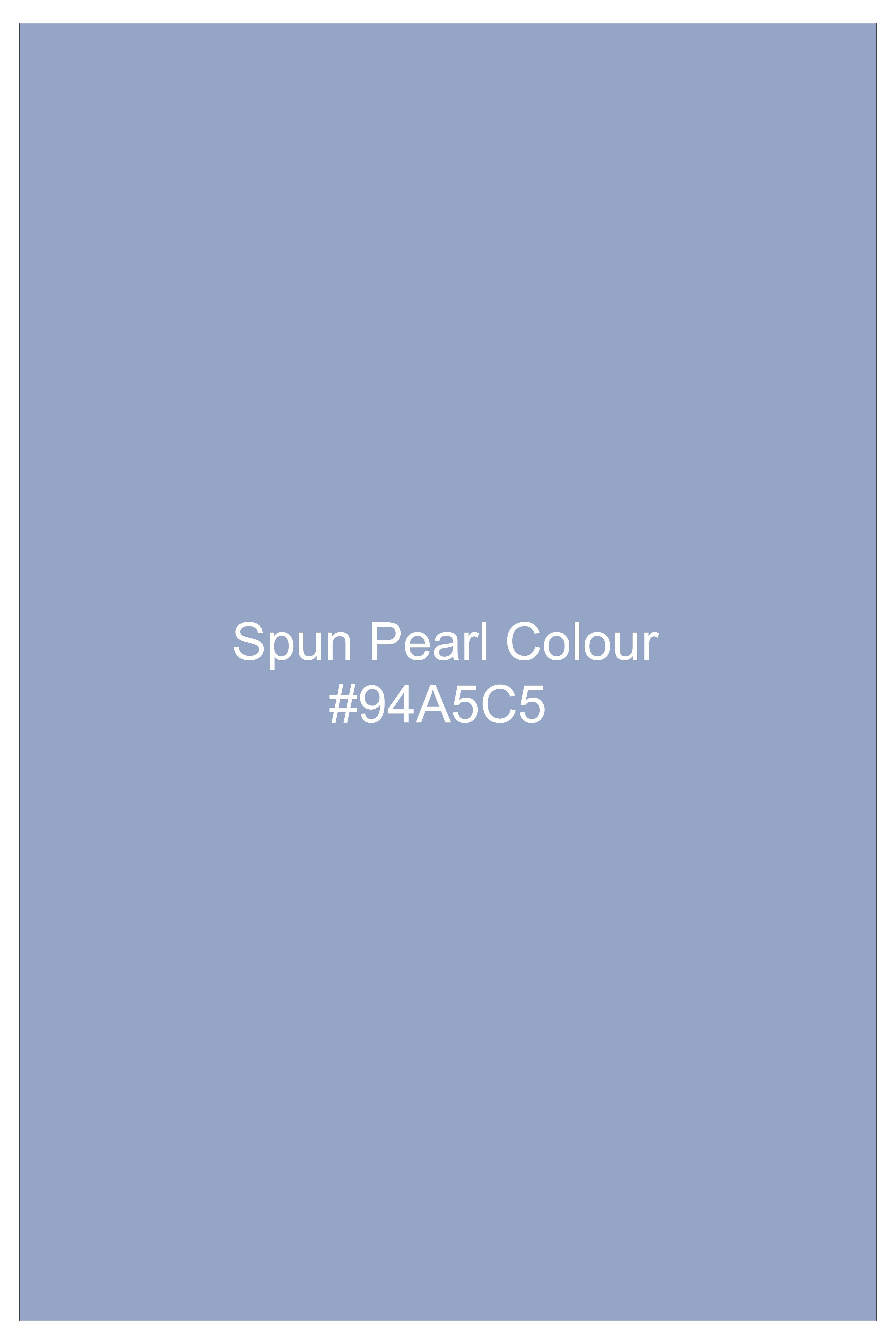 Mistrel-Spun Pearl Blue Windows Wool Rich Single Breasted Suit