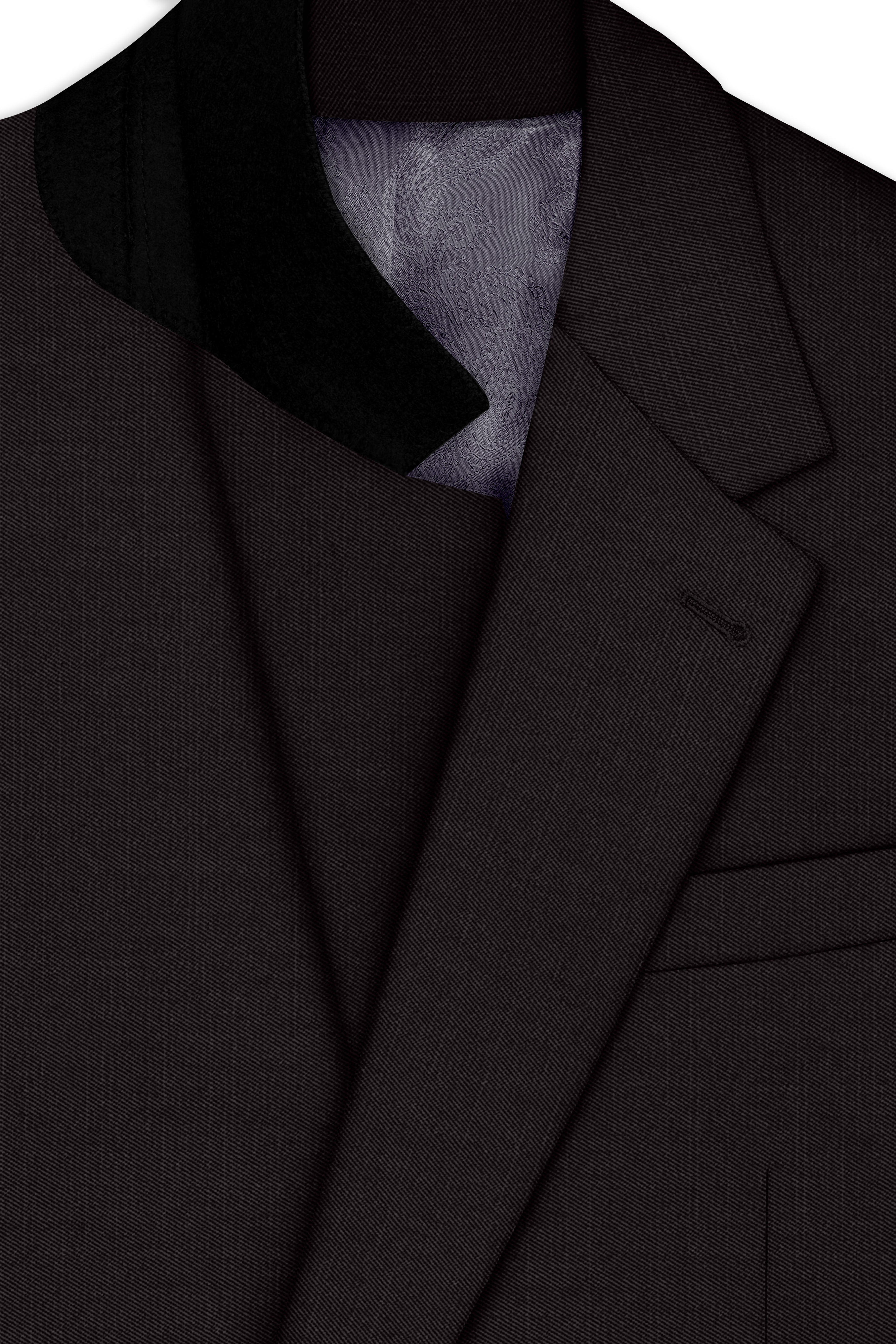 Umbero-Eclipse Brown Wool Rich Slight Stretch Single Breasted Suit