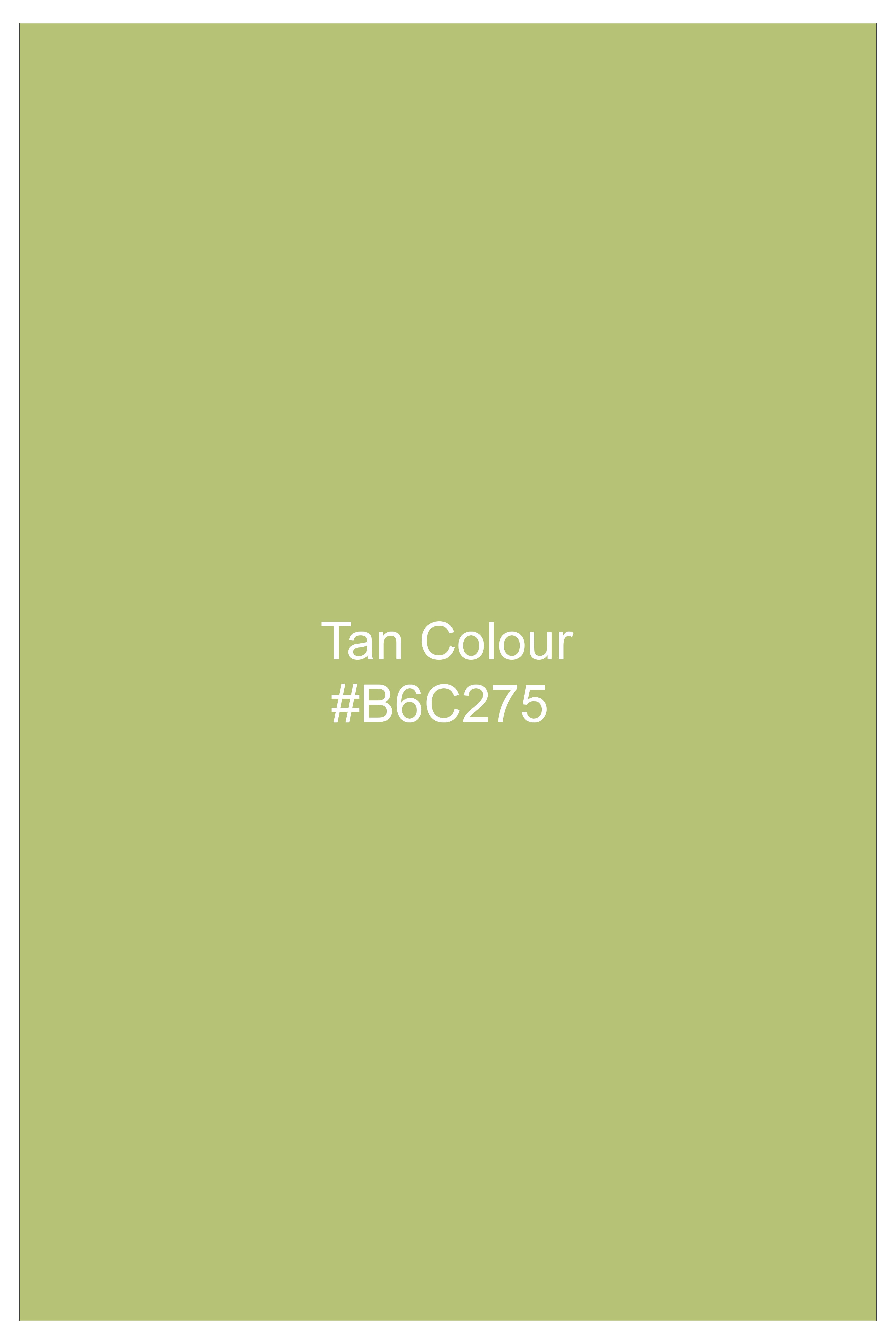 Ochre-Tan Green Wool Rich Slight Stretch Single Breasted Suit