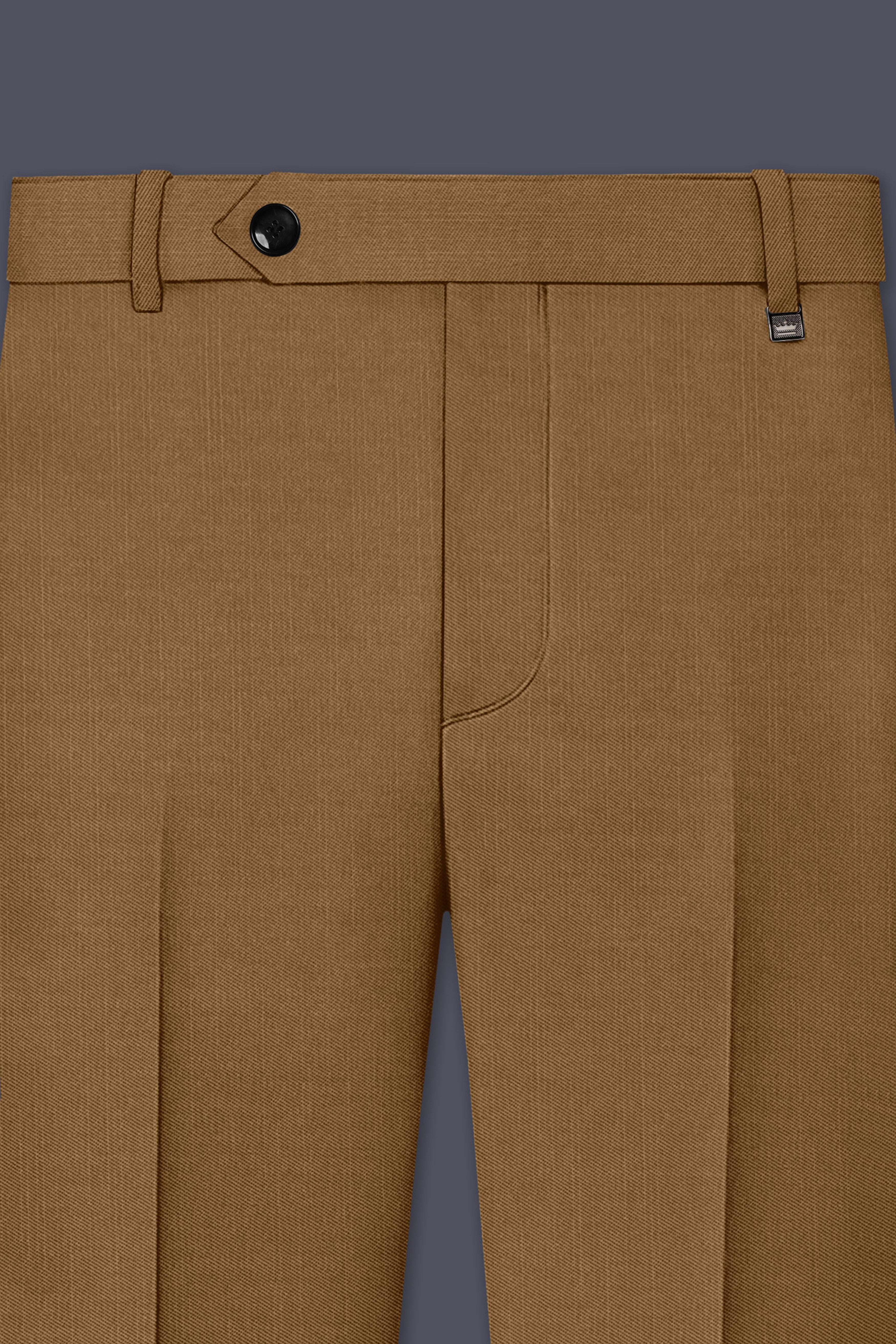 Sapphire-Potters Brown Wool Rich Slight Stretch Single Breasted Suit