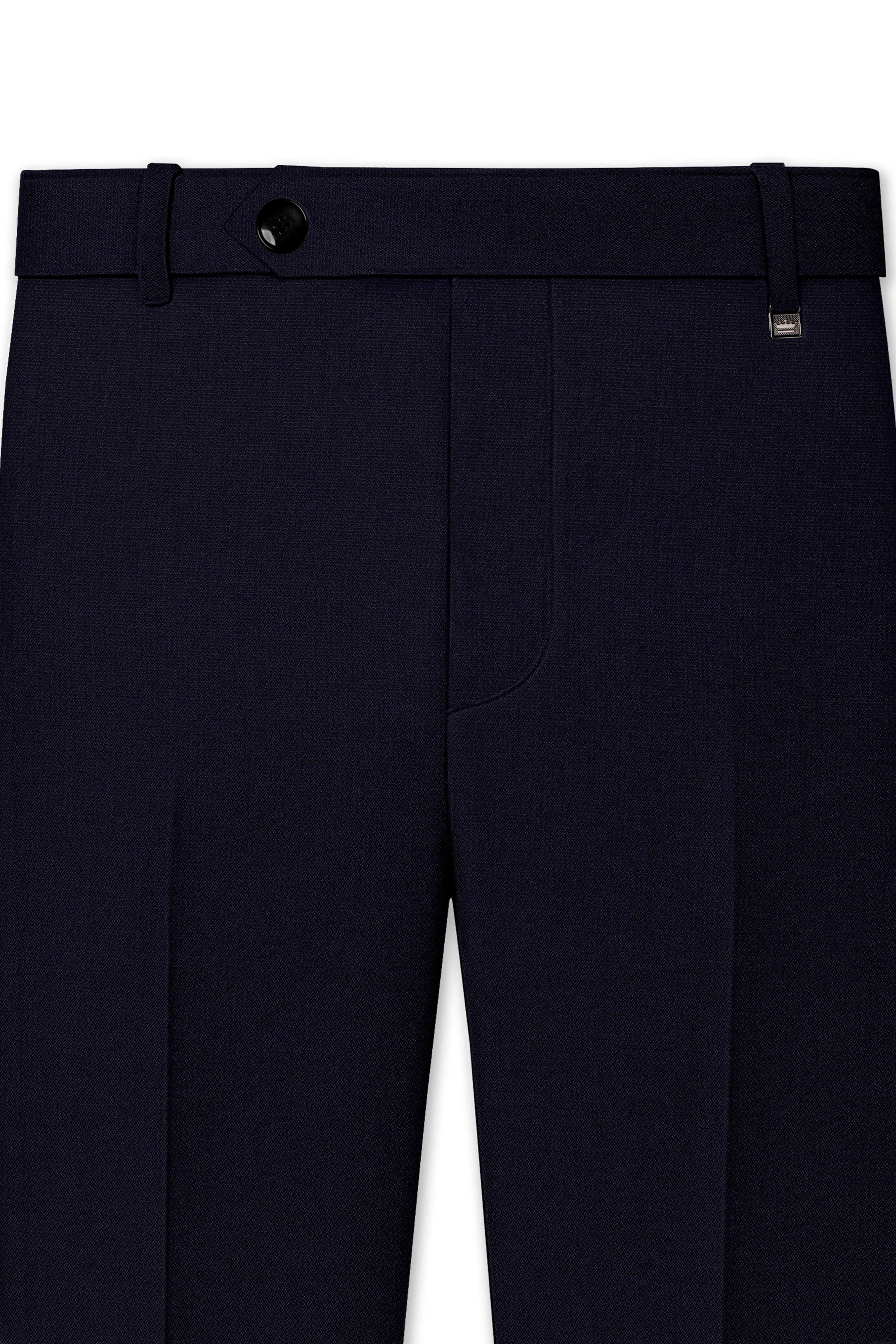 Monarch-Vulcan Blue Diamond Textured Wool Rich Slight Stretch Double Breasted Suit