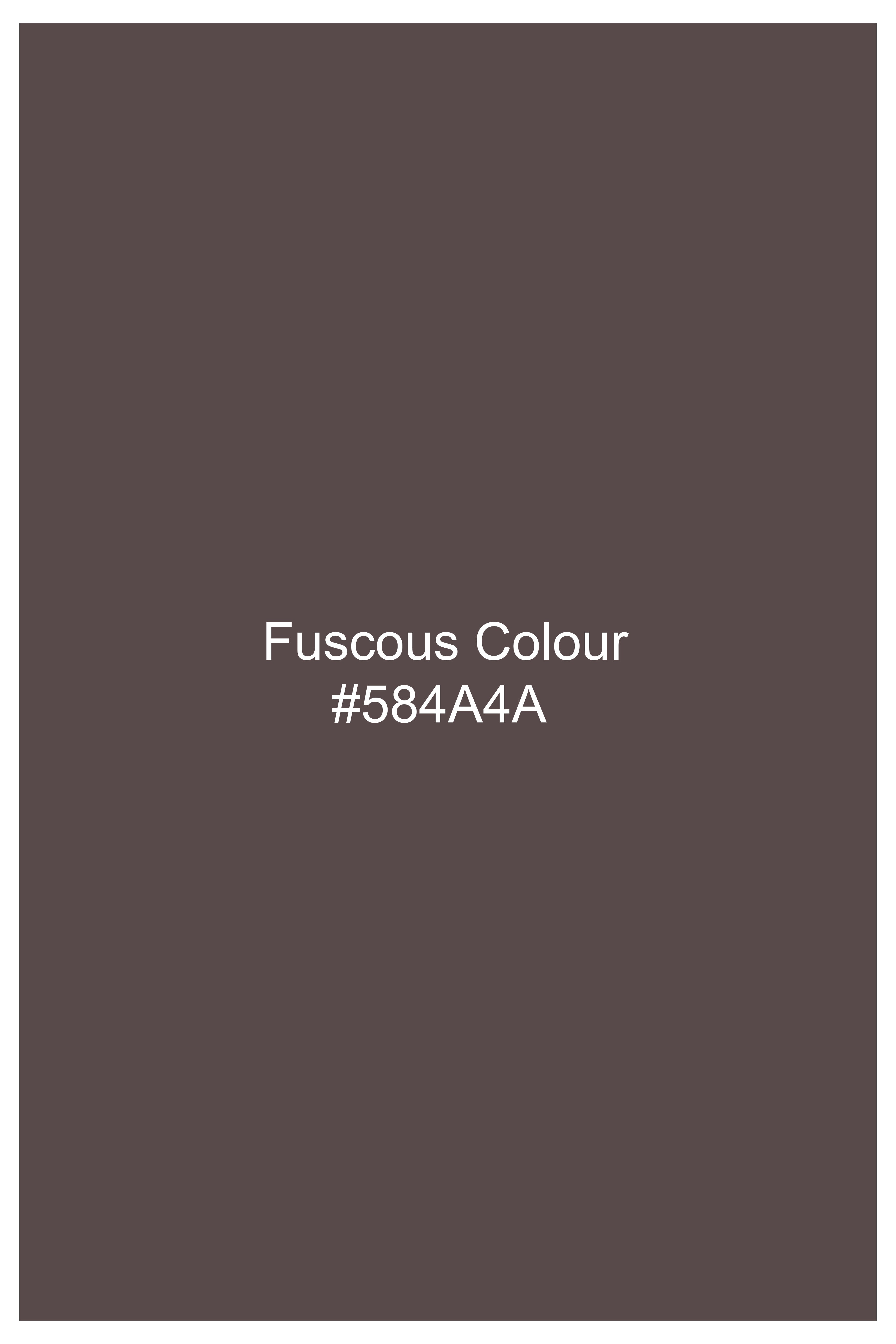Estate-Fuscous Brown Diamond Textured Wool Rich Slight Stretch Double Breasted Suit