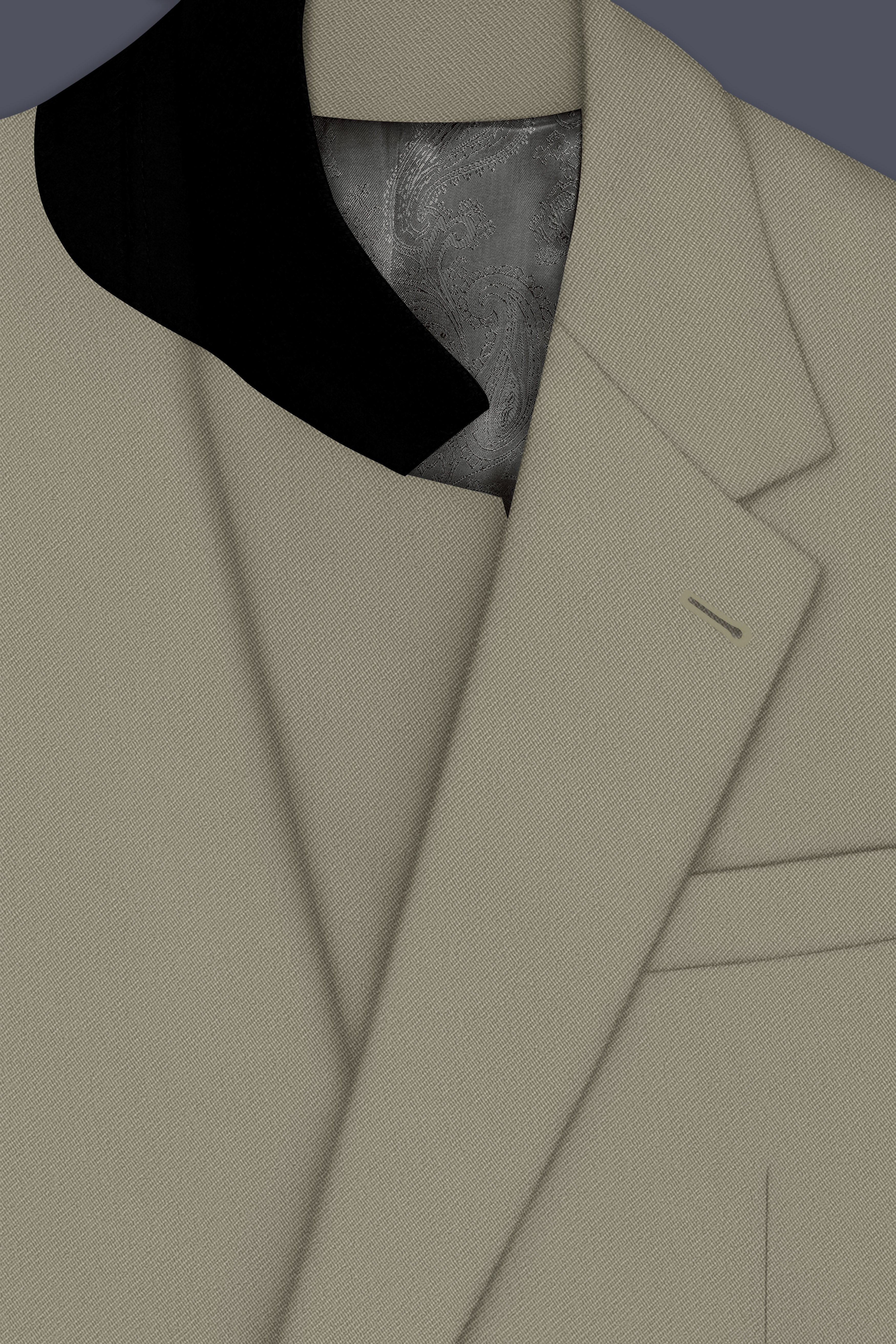 Loden-Korean Kokoda Green 4-Way Stretch Wrinkle-Free Wool Rich Single Breasted Suit