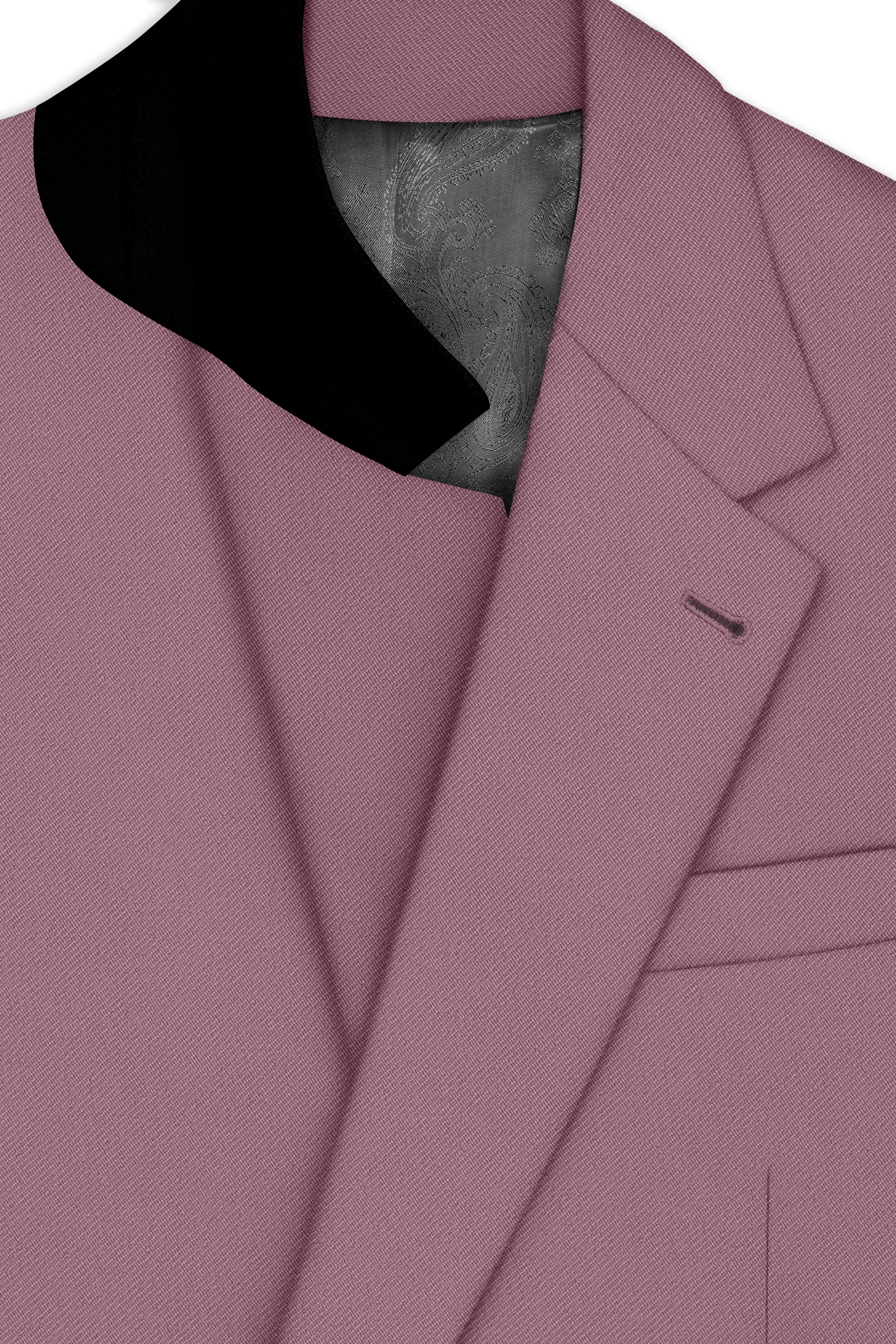 Rouge-Korean Opium Pink 4-Way Stretch Wrinkle-Free Wool Rich Single Breasted Suit