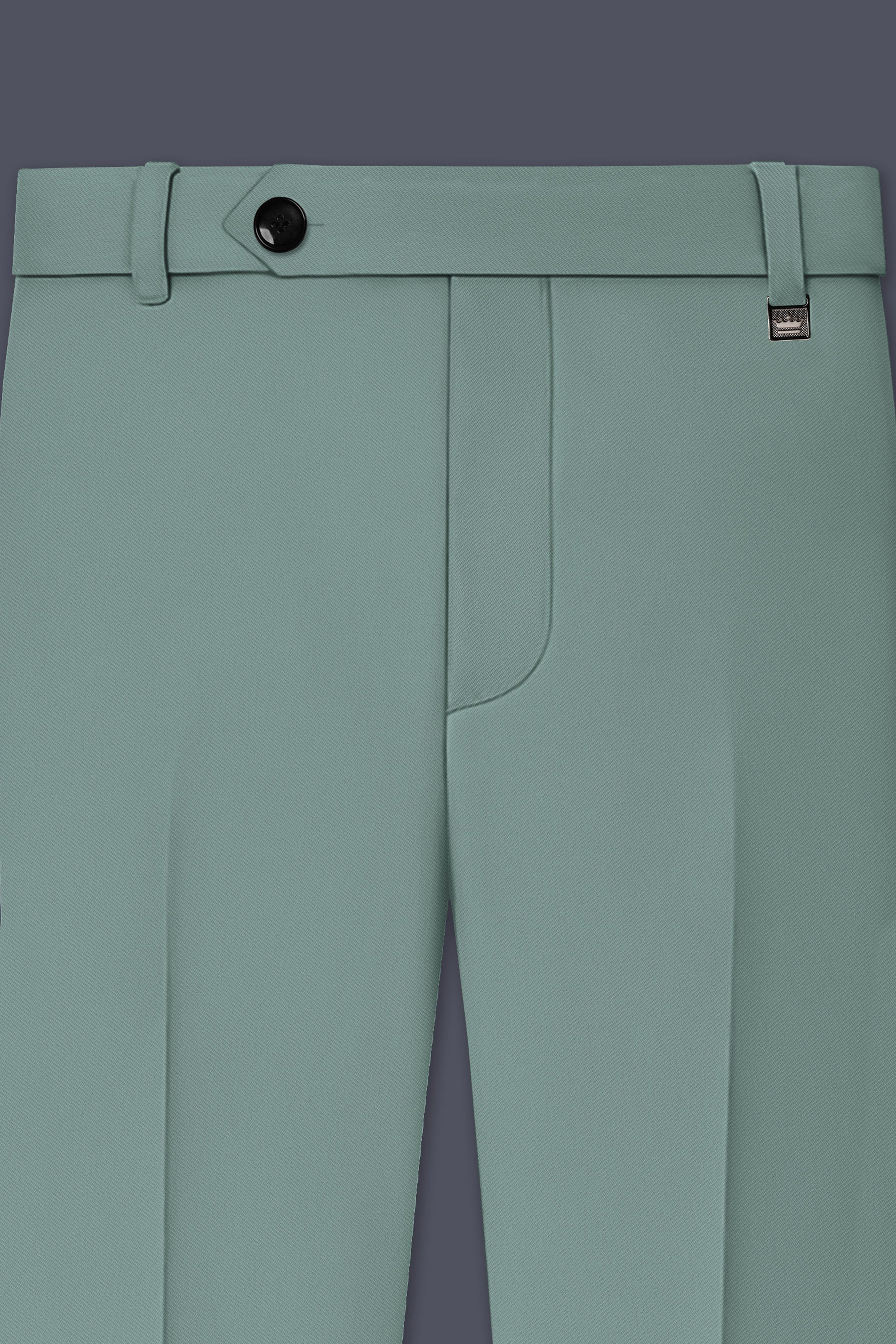 Verde-Korean Spanish Green 4-Way Stretch Wrinkle-Free Wool Rich Double Breasted Suit