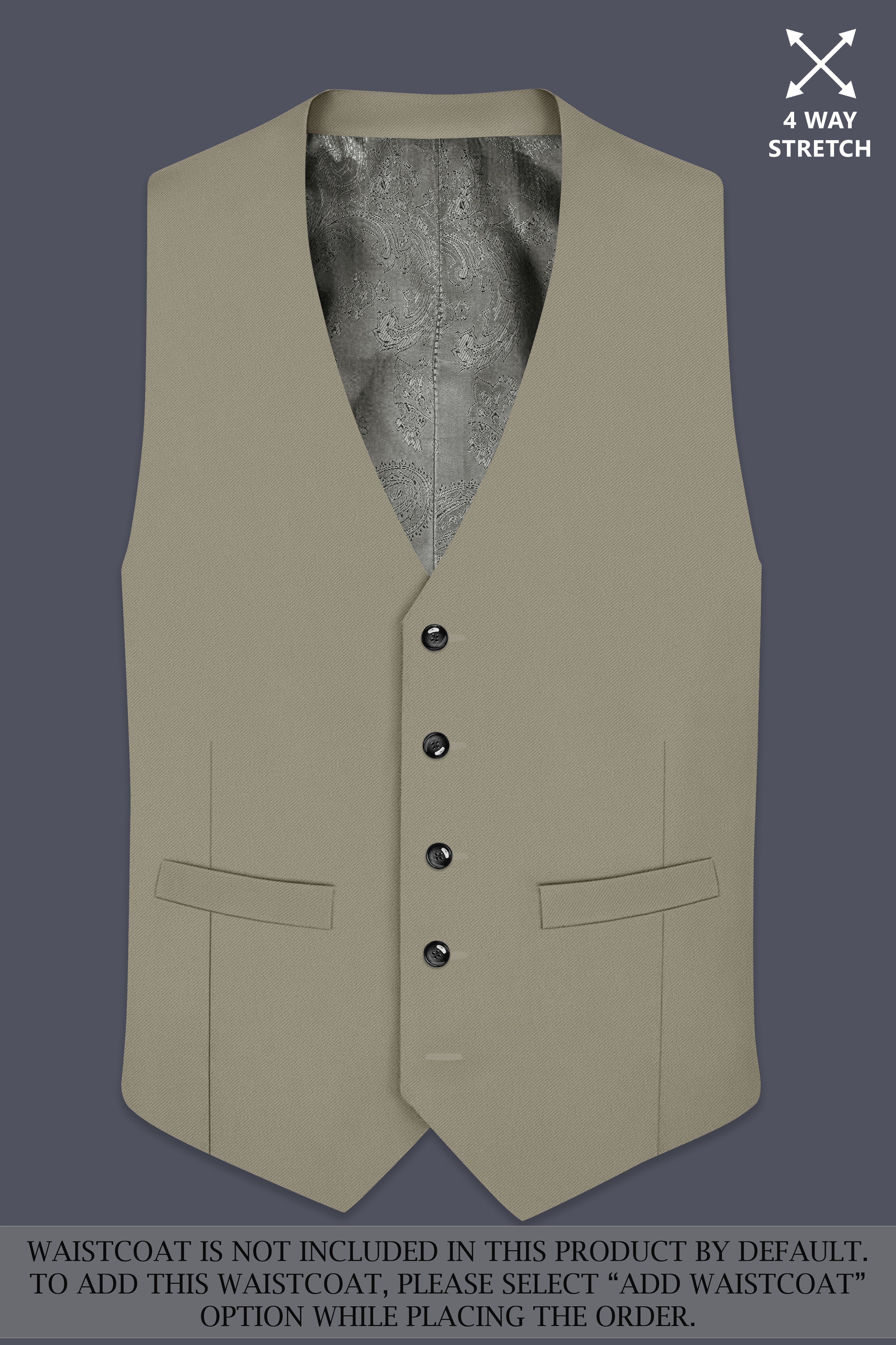 Loden-Korean Kokoda Green 4-Way Stretch Wrinkle-Free Wool Rich Double Breasted Suit