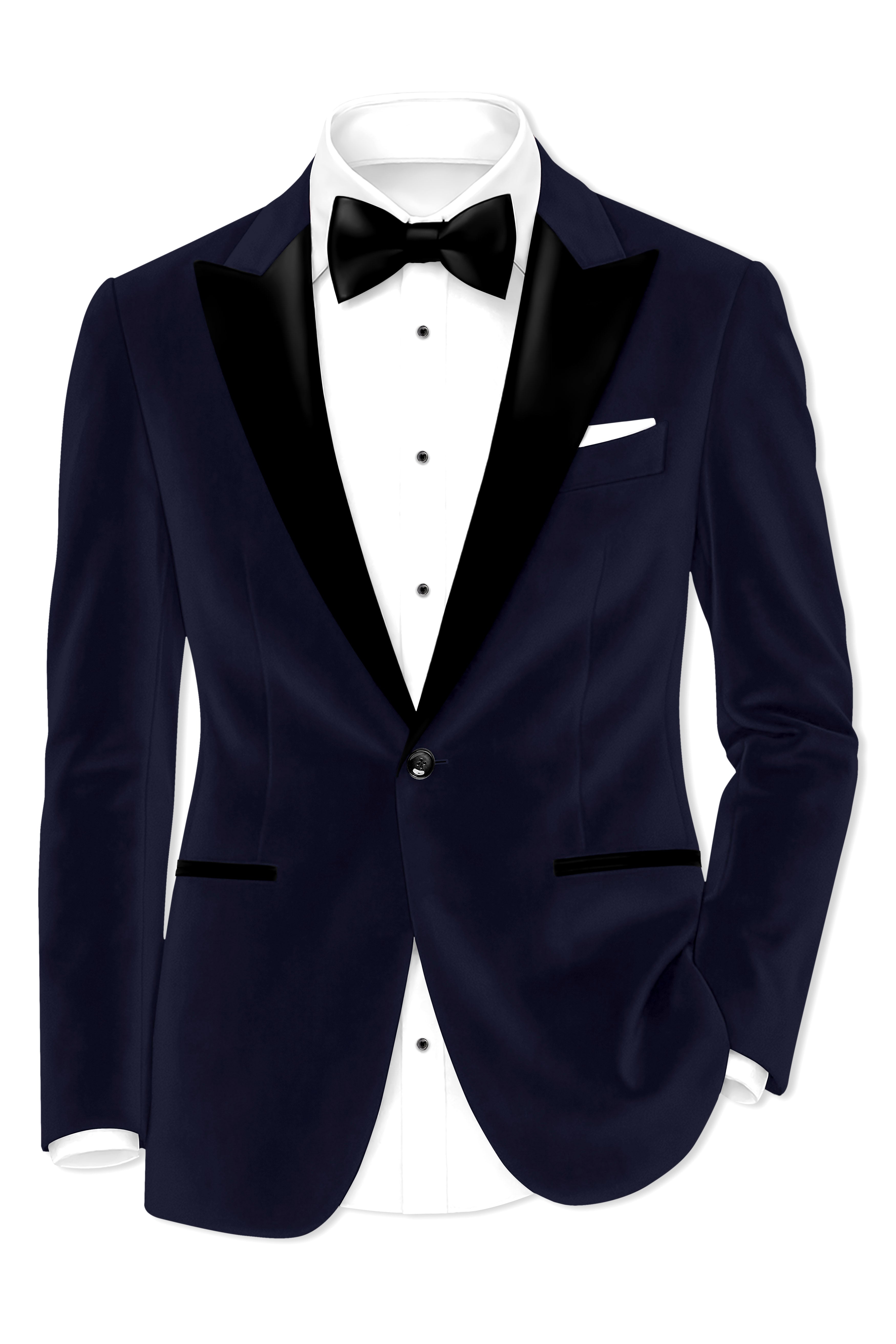 Torvian-Vulcan Purple Velvet Peak Lapel Tuxedo Suit