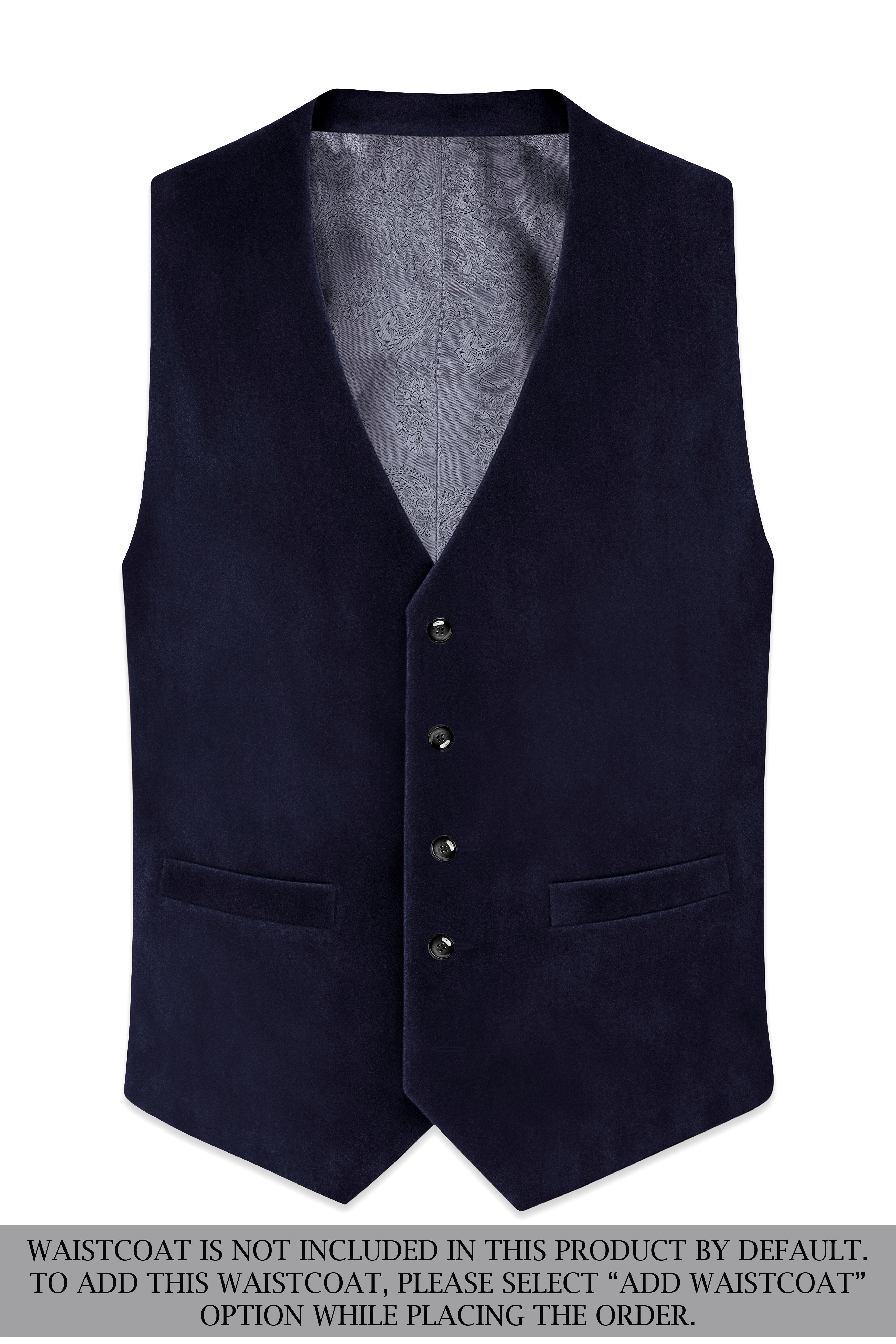 Torvian-Vulcan Purple Velvet Peak Lapel Tuxedo Suit