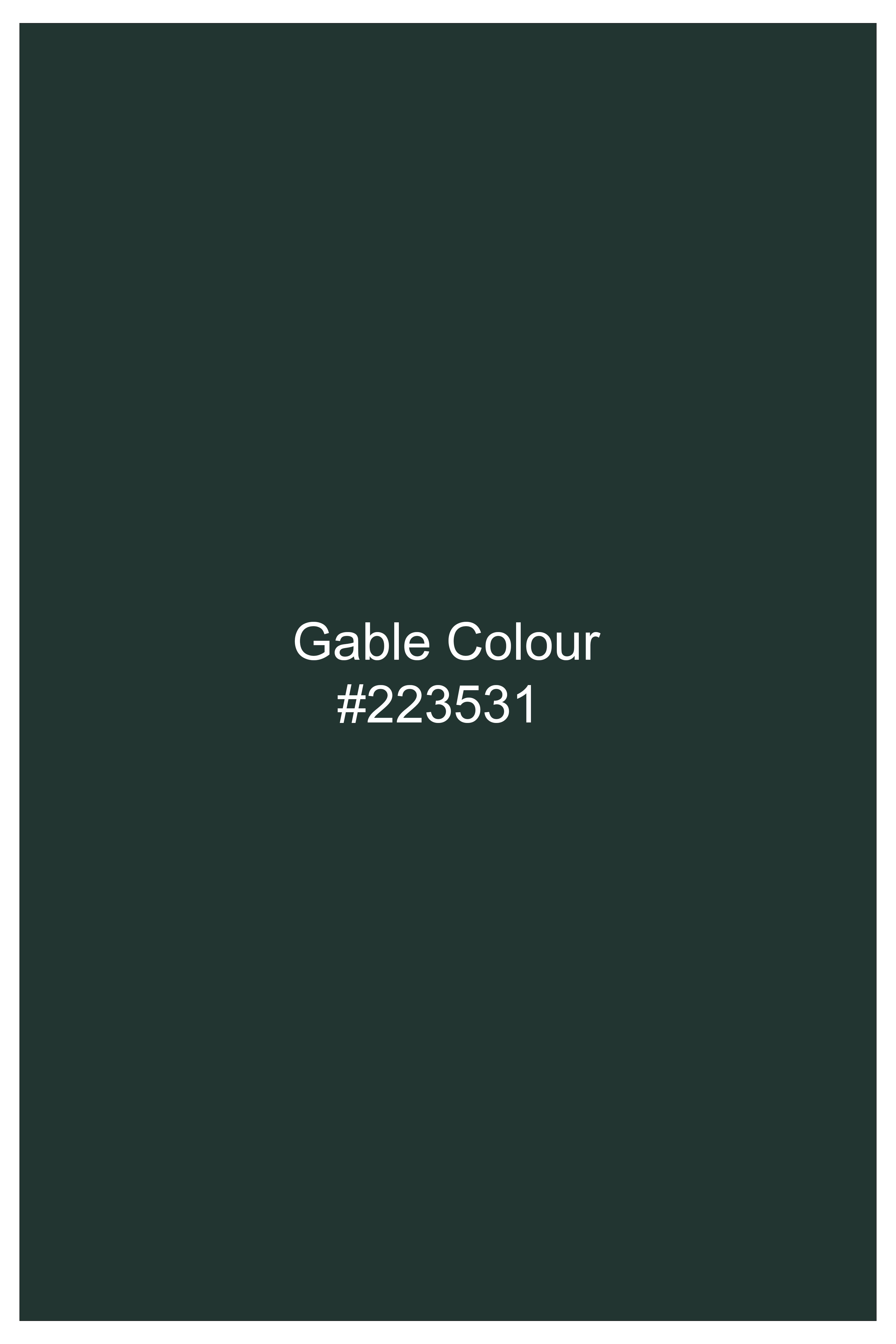 Viridian-Gable Green Slight Stretch Subtle Sheen Poly-Viscose Single Breasted Suit