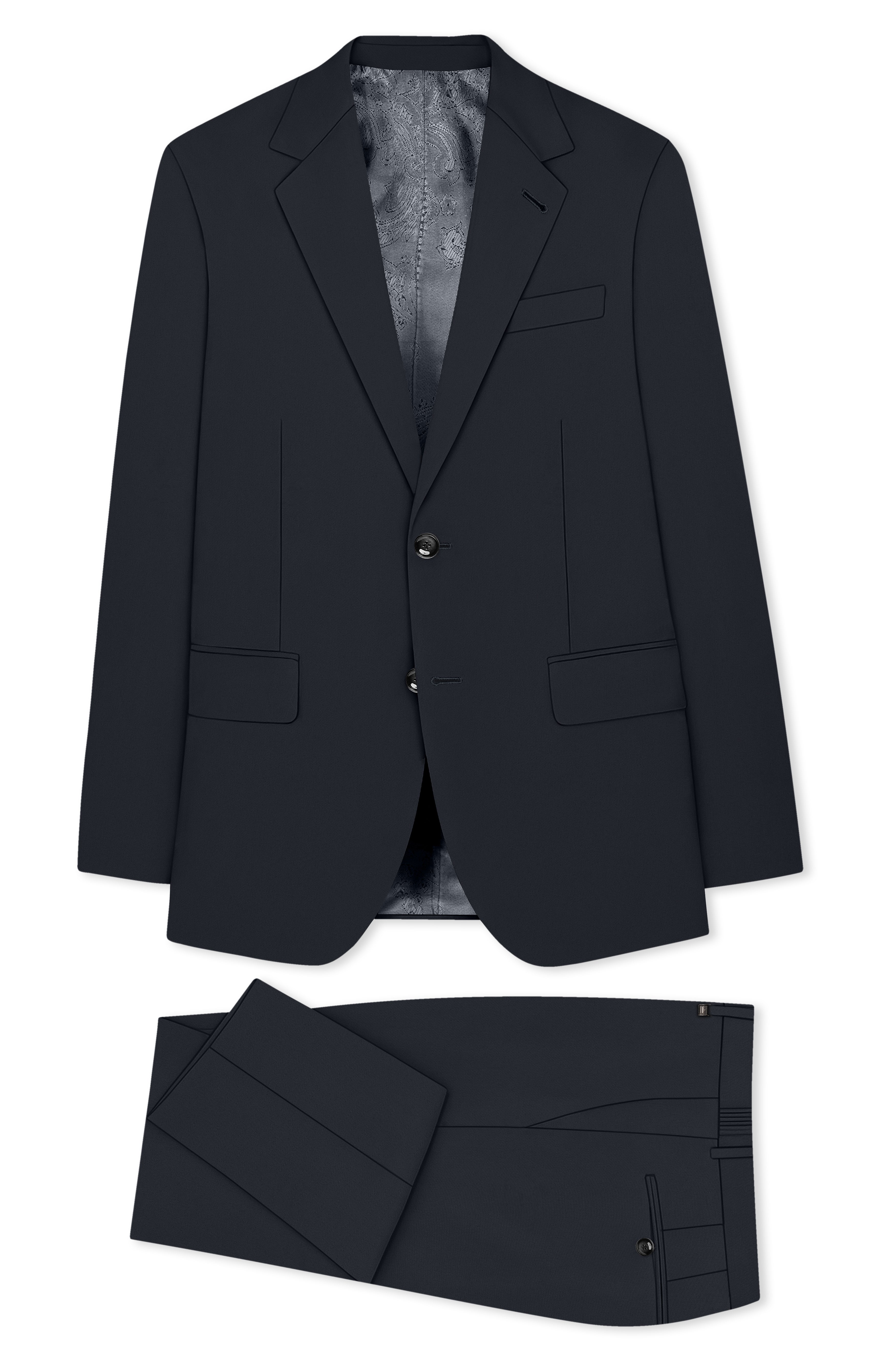 Sterling-Piano Gray Slight Stretch Subtle Sheen Poly-Viscose Single Breasted Suit ST5473-SB-36, ST5473-SB-38, ST5473-SB-40, ST5473-SB-42, ST5473-SB-44, ST5473-SB-46, ST5473-SB-48, ST5473-SB-50, ST5473-SB-52, ST5473-SB-54, ST5473-SB-56, ST5473-SB-58, ST5473-SB-60
