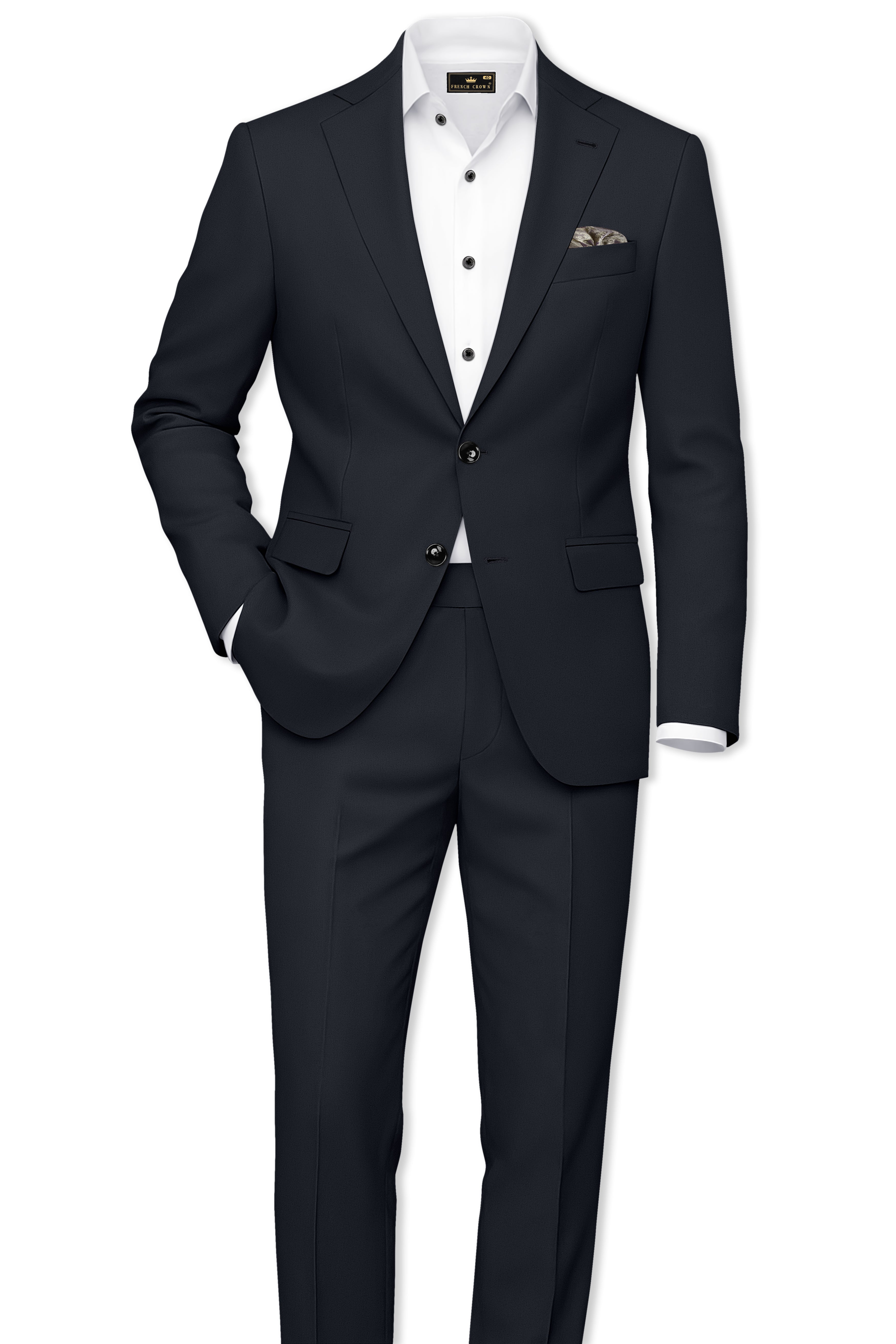 Sterling-Piano Gray Slight Stretch Subtle Sheen Poly-Viscose Single Breasted Suit ST5473-SB-36, ST5473-SB-38, ST5473-SB-40, ST5473-SB-42, ST5473-SB-44, ST5473-SB-46, ST5473-SB-48, ST5473-SB-50, ST5473-SB-52, ST5473-SB-54, ST5473-SB-56, ST5473-SB-58, ST5473-SB-60
