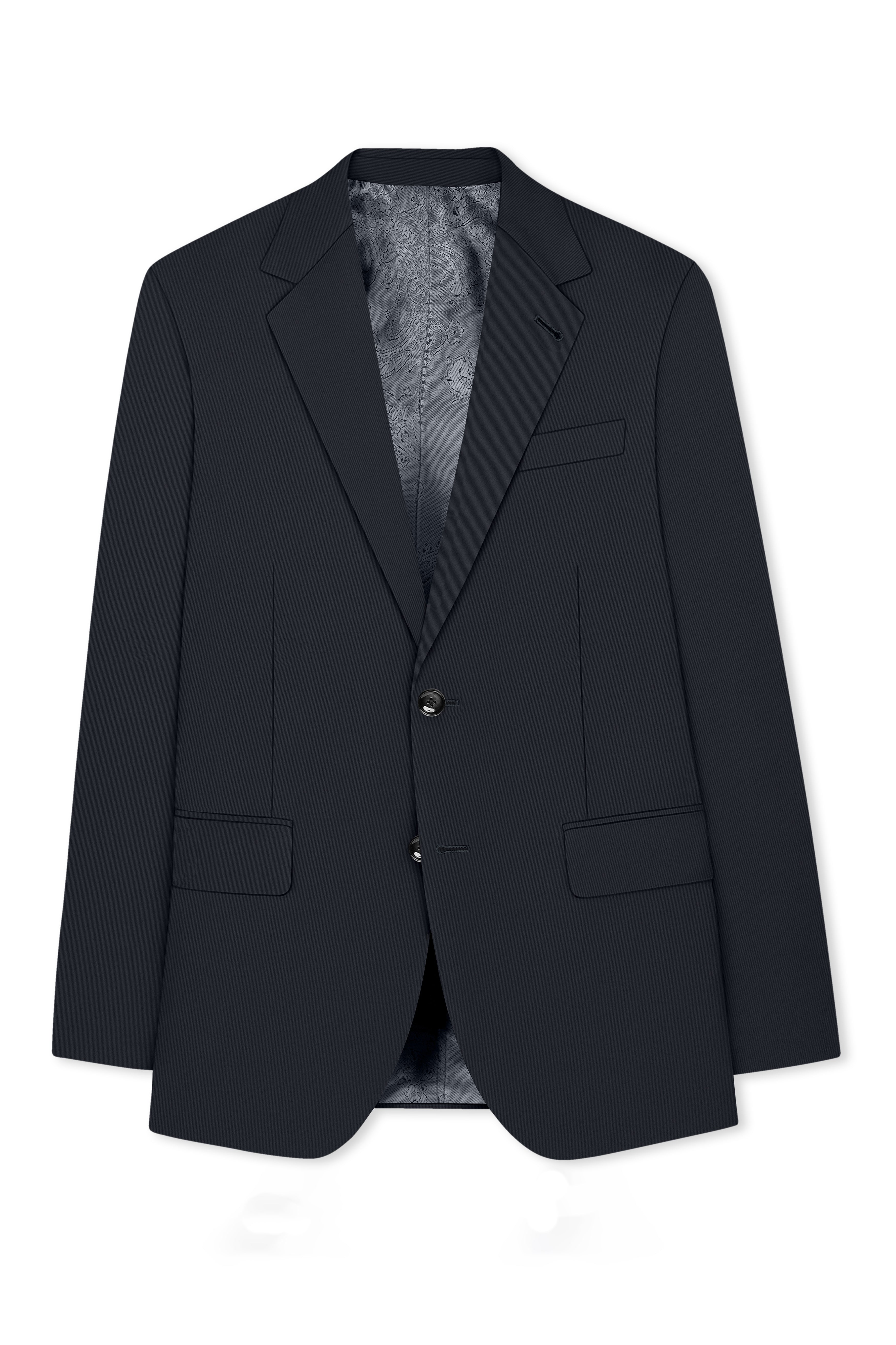Sterling-Piano Gray Slight Stretch Subtle Sheen Poly-Viscose Single Breasted Suit ST5473-SB-36, ST5473-SB-38, ST5473-SB-40, ST5473-SB-42, ST5473-SB-44, ST5473-SB-46, ST5473-SB-48, ST5473-SB-50, ST5473-SB-52, ST5473-SB-54, ST5473-SB-56, ST5473-SB-58, ST5473-SB-60

