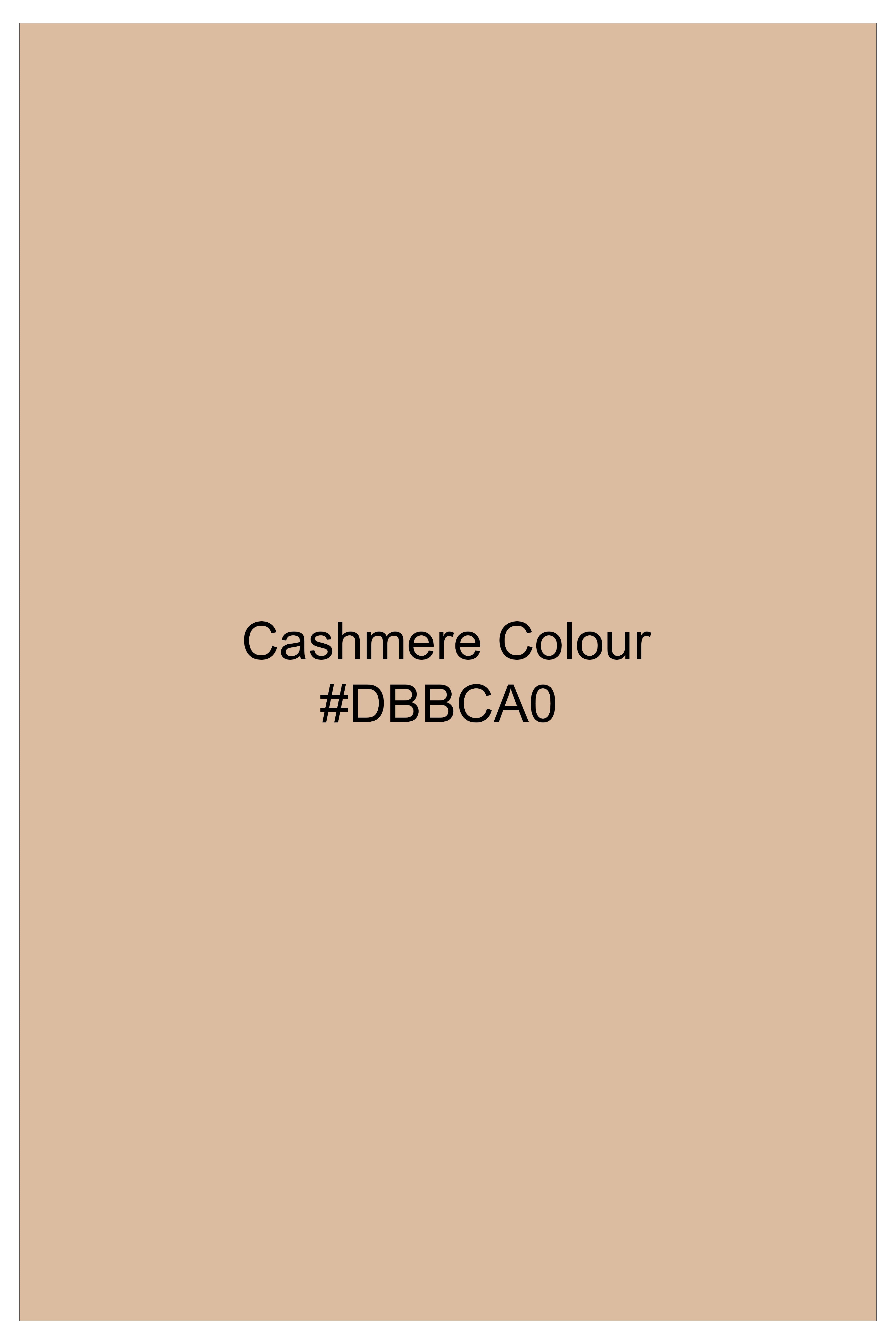 Ecru-Cashmere Cream Slight Stretch Subtle Sheen Poly-Viscose Single Breasted Suit