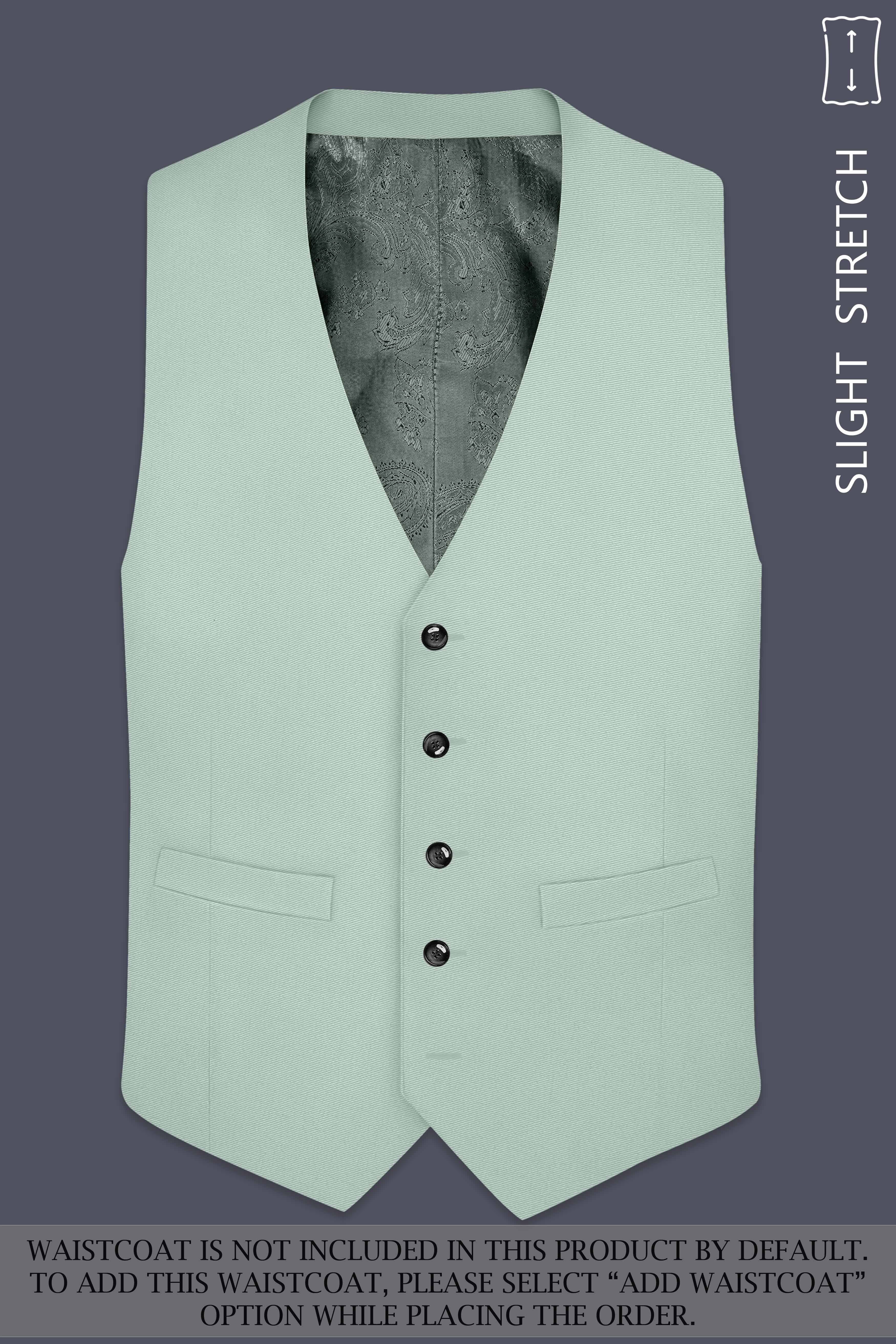 Umbra-Shadow Green Solid Premium Poly-Viscose Single Breasted Suit Umbra-Shadow Green Solid Premium Poly-Viscose Single Breasted Suit
