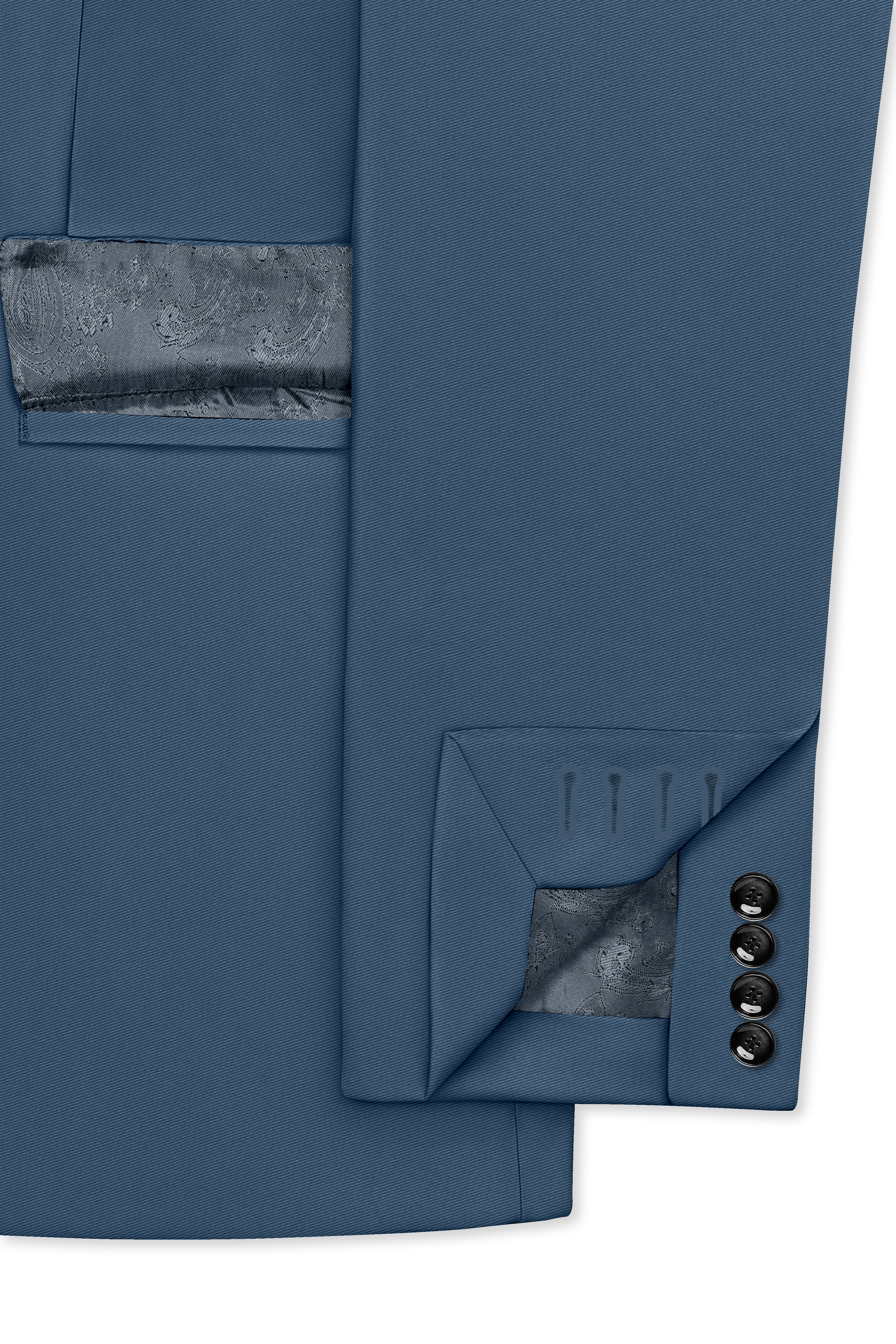 Azure-Nile Blue Slight Stretch Subtle Sheen Poly-Viscose Single Breasted Suit ST5482-SB-36, ST5482-SB-38, ST5482-SB-40, ST5482-SB-42, ST5482-SB-44, ST5482-SB-46, ST5482-SB-48, ST5482-SB-50, ST5482-SB-52, ST5482-SB-54, ST5482-SB-56, ST5482-SB-58, ST5482-SB-60
