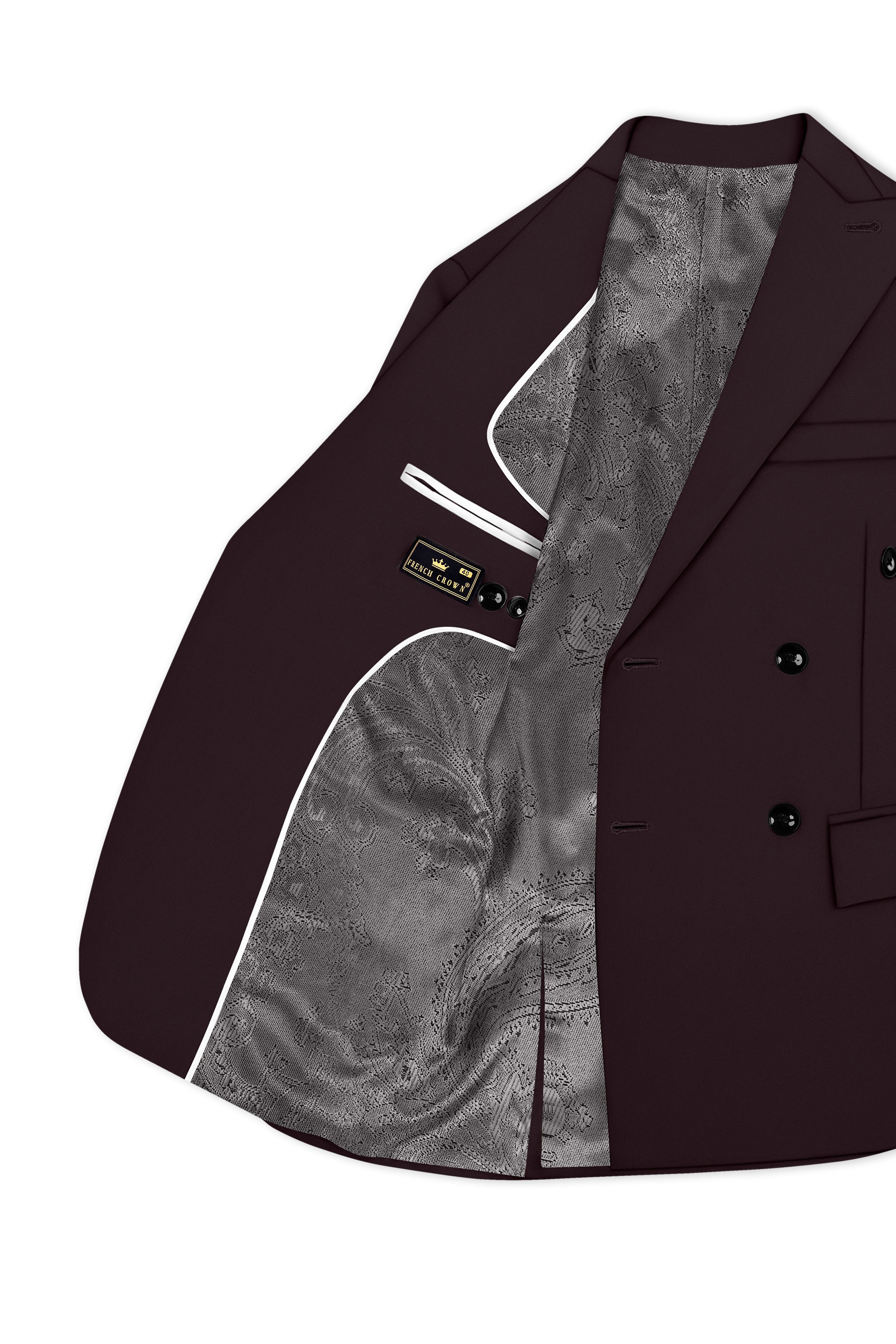 Imperial-Seal Brown Slight Stretch Subtle Sheen Poly-Viscose Double Breasted Suit ST5484-DB-36, ST5484-DB-38, ST5484-DB-40, ST5484-DB-42, ST5484-DB-44, ST5484-DB-46, ST5484-DB-48, ST5484-DB-50, ST5484-DB-52, ST5484-DB-54, ST5484-DB-56, ST5484-DB-58, ST5484-DB-60
