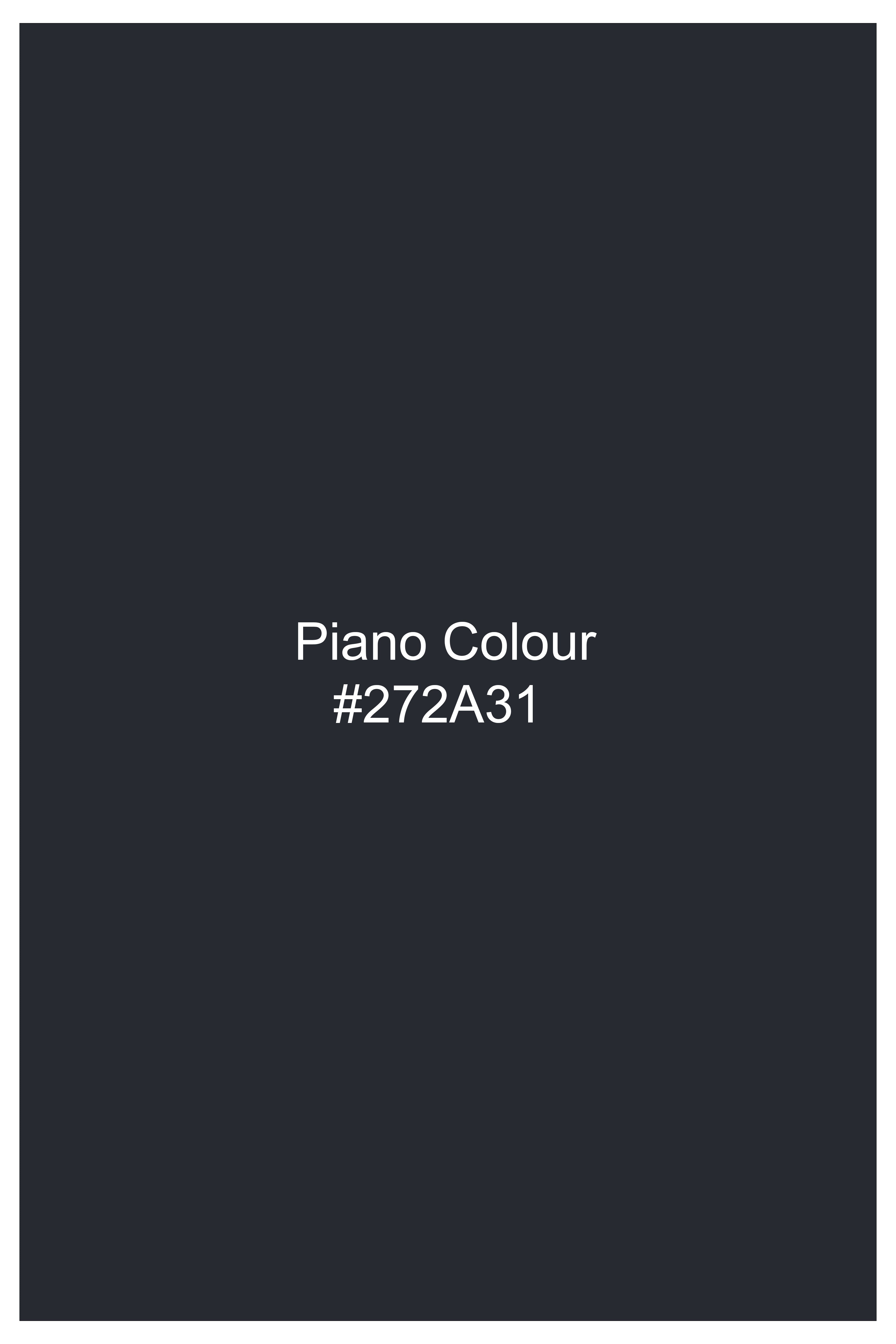 Sterling-Piano Gray Slight Stretch Subtle Sheen Poly-Viscose Double Breasted Suit