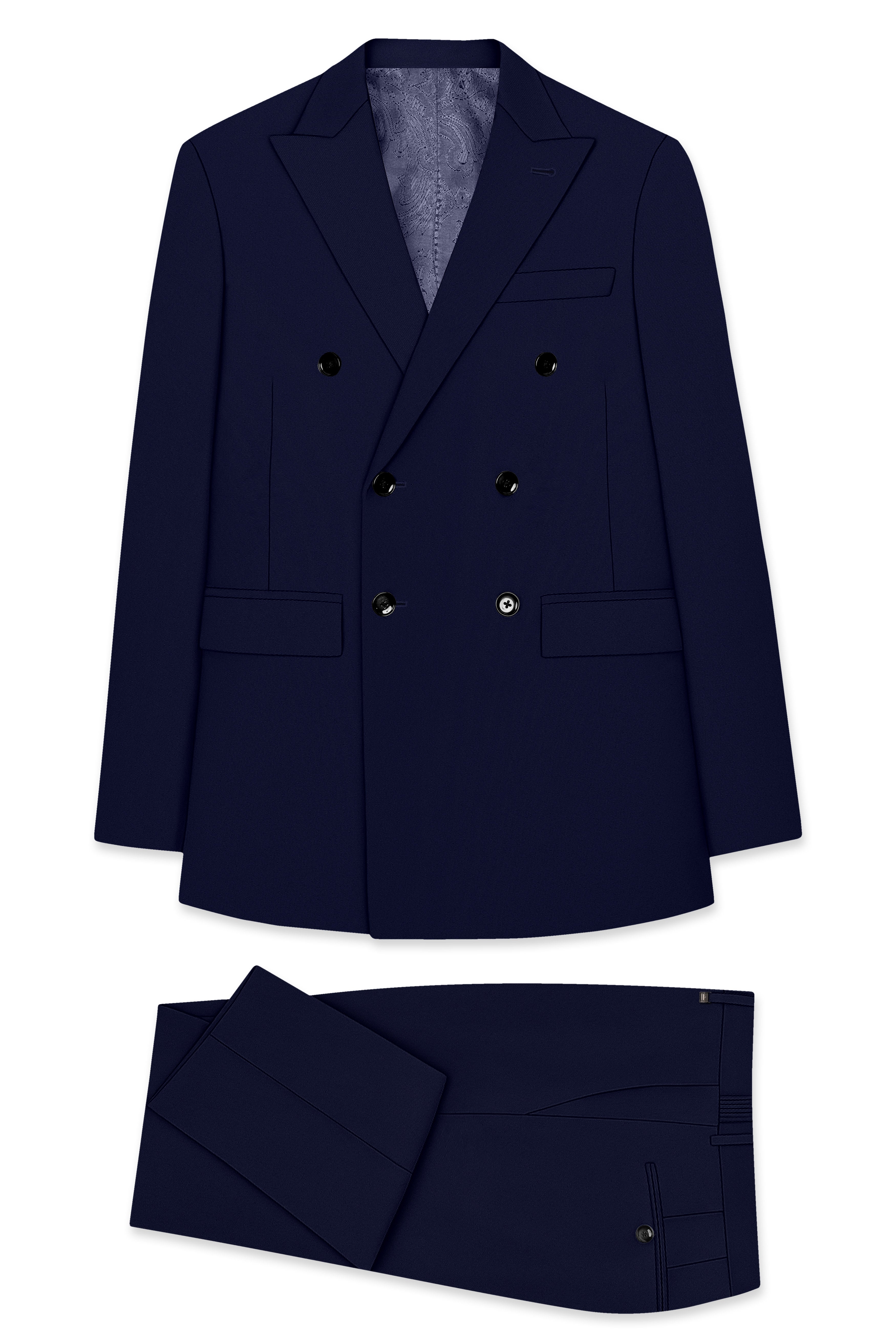 Aegean-Mirage Blue Slight Stretch Subtle Sheen Poly-Viscose Double Breasted Suit ST5488-DB-36, ST5488-DB-38, ST5488-DB-40, ST5488-DB-42, ST5488-DB-44, ST5488-DB-46, ST5488-DB-48, ST5488-DB-50, ST5488-DB-52, ST5488-DB-54, ST5488-DB-56, ST5488-DB-58, ST5488-DB-60
