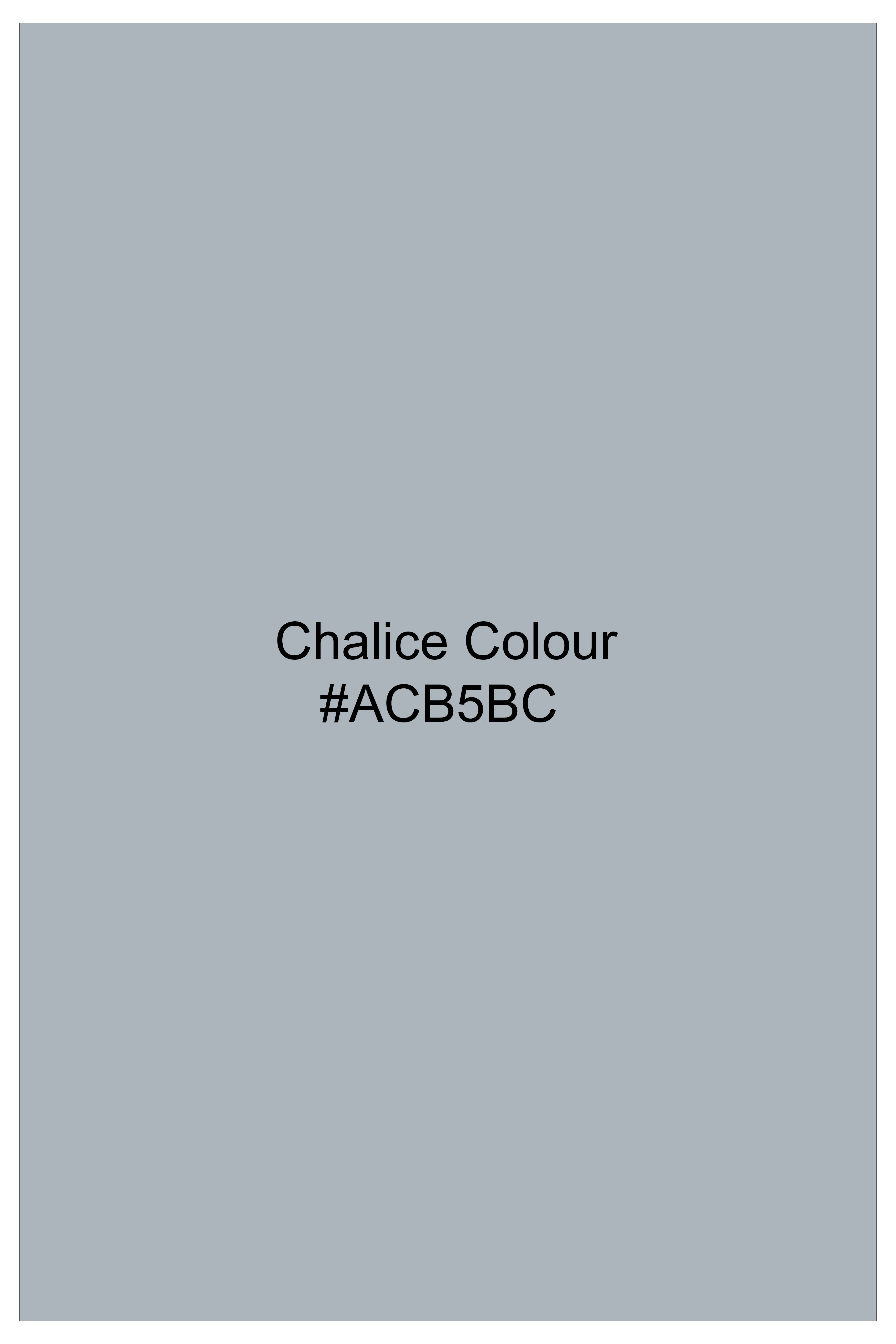 Dorian-Chalice Gray Slight Stretch Subtle Sheen Poly-Viscose Double Breasted Suit