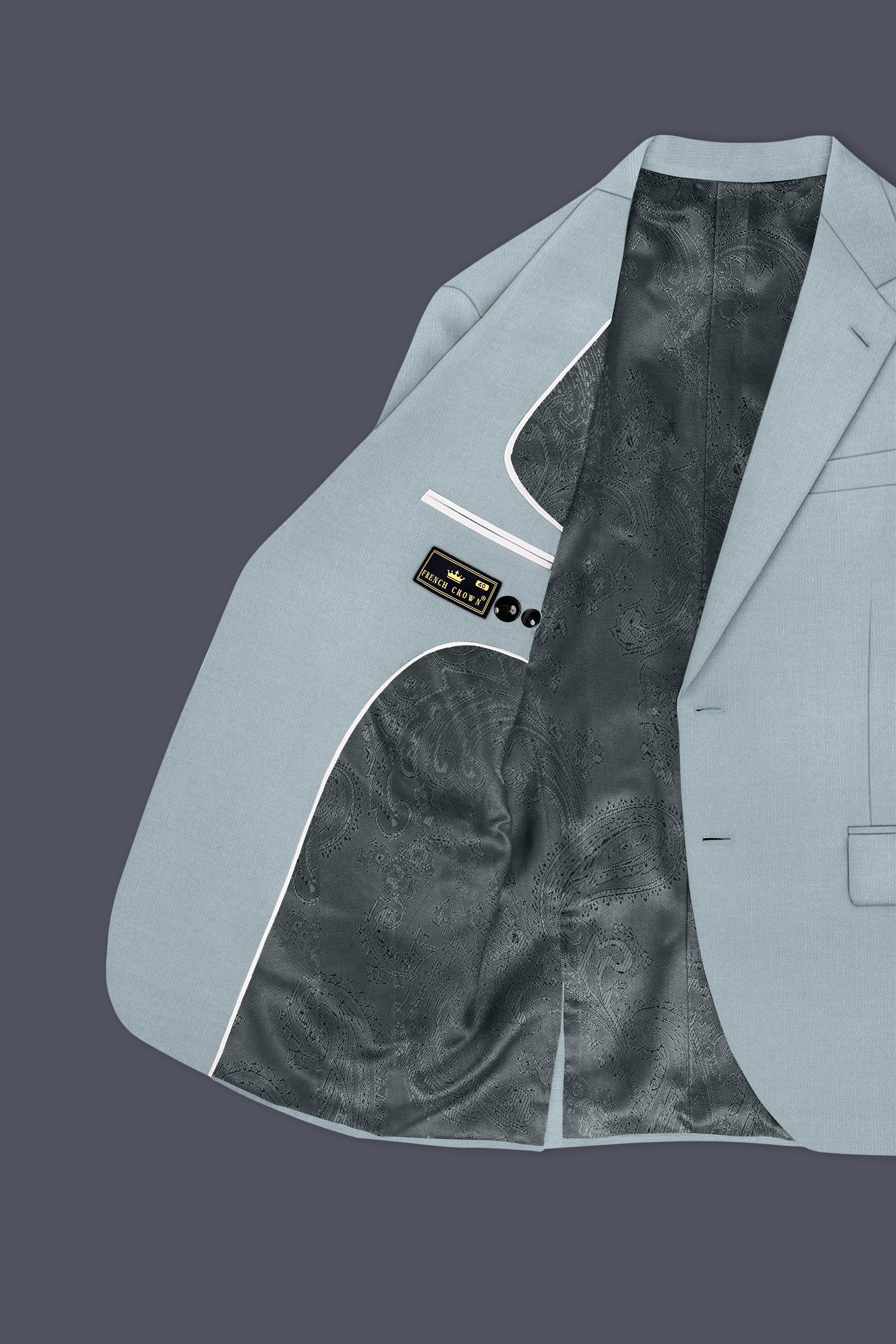 Valtor-Pewter Gray Wool Rich Slight Stretch Single Breasted Suit ST5498-SB-36, ST5498-SB-38, ST5498-SB-40, ST5498-SB-42, ST5498-SB-44, ST5498-SB-46, ST5498-SB-48, ST5498-SB-50, ST5498-SB-52, ST5498-SB-54, ST5498-SB-56, ST5498-SB-58, ST5498-SB-60
