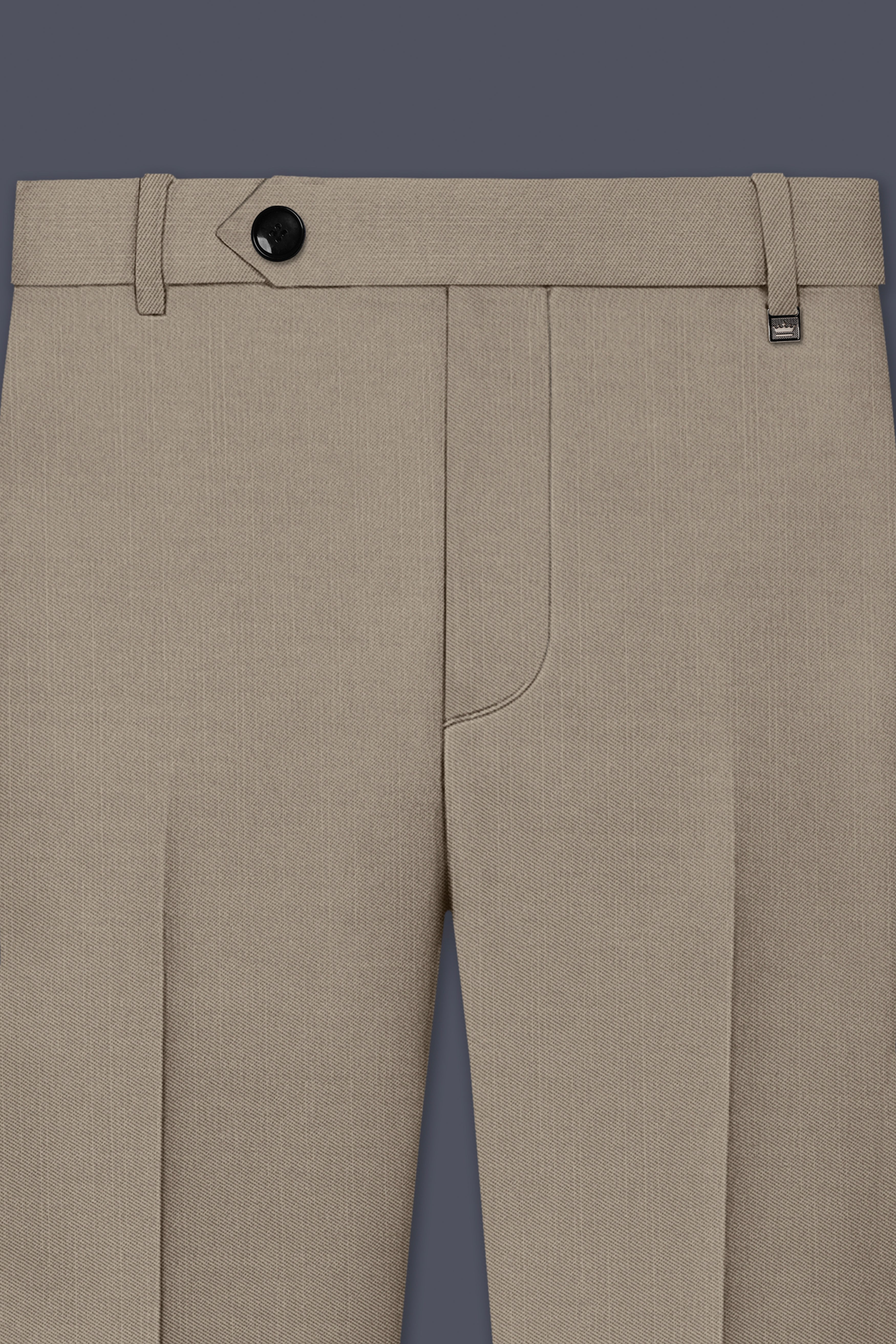 Umber-Stonewall Brown Wool Rich Slight Stretch Double Breasted Suit