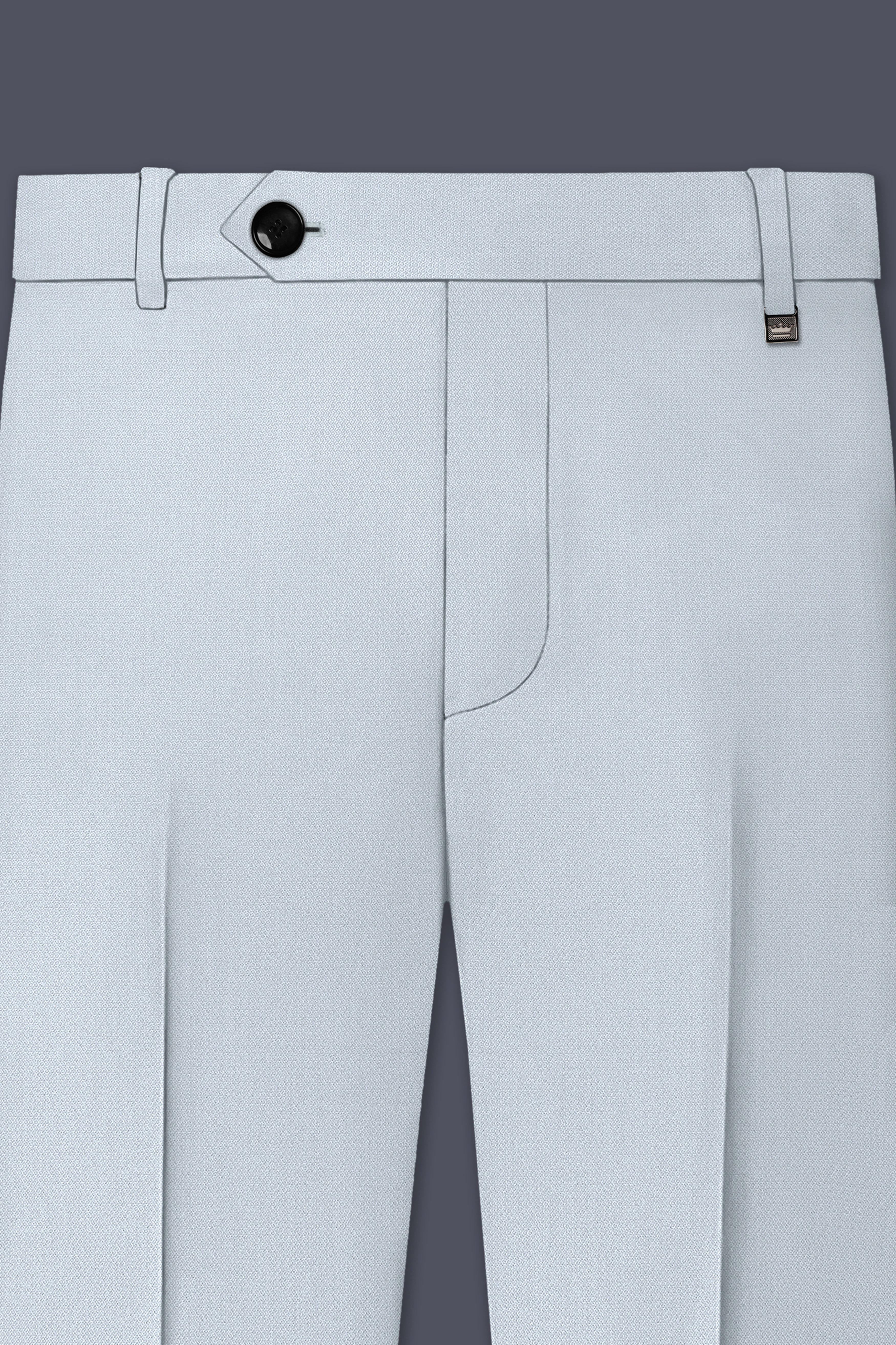 Prism-Chalice Gray Diamond Textured Wool Rich Slight Stretch Single Breasted Suit