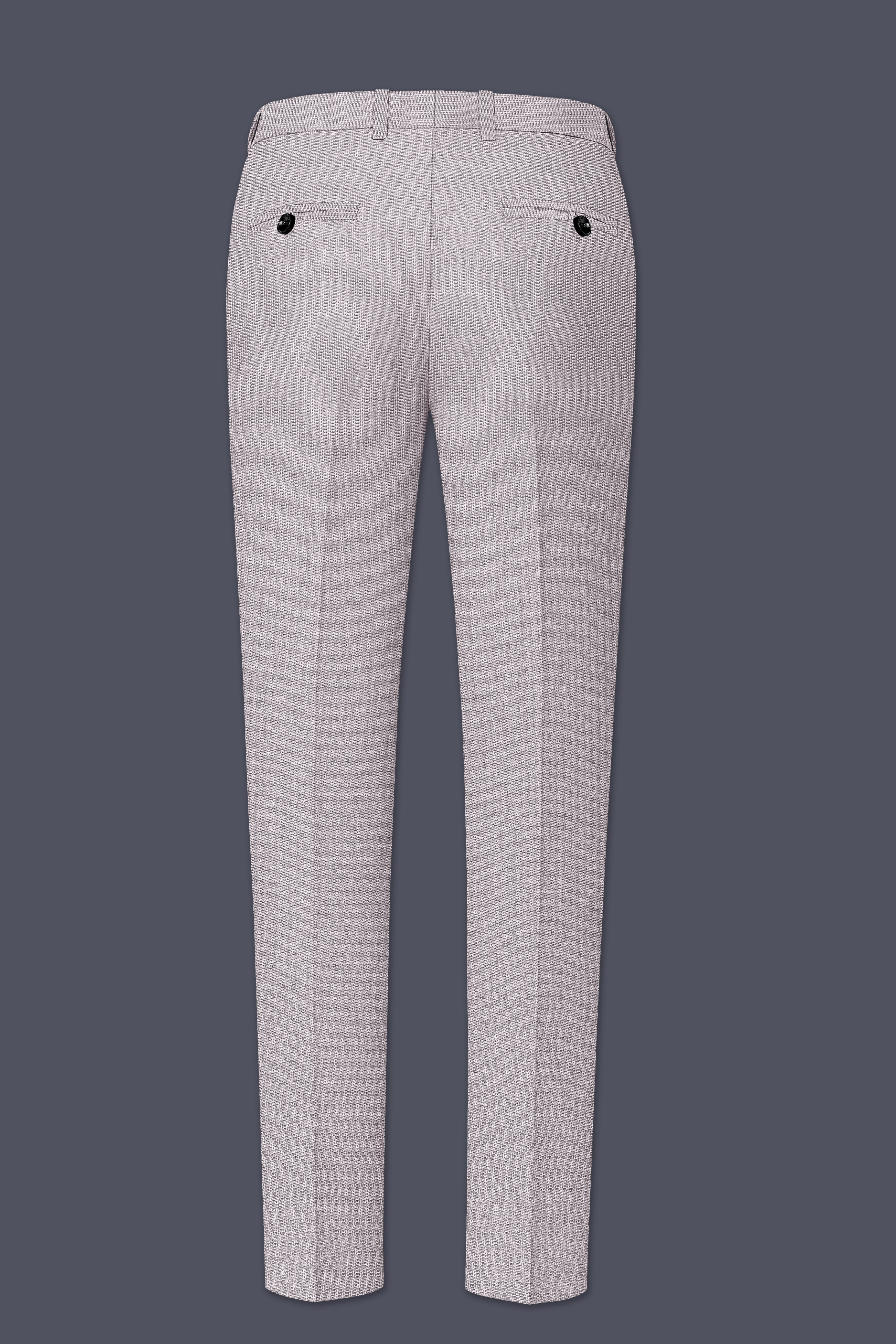 Regent-Noble Gray Diamond Textured Wool Rich Slight Stretch Single Breasted Suit
