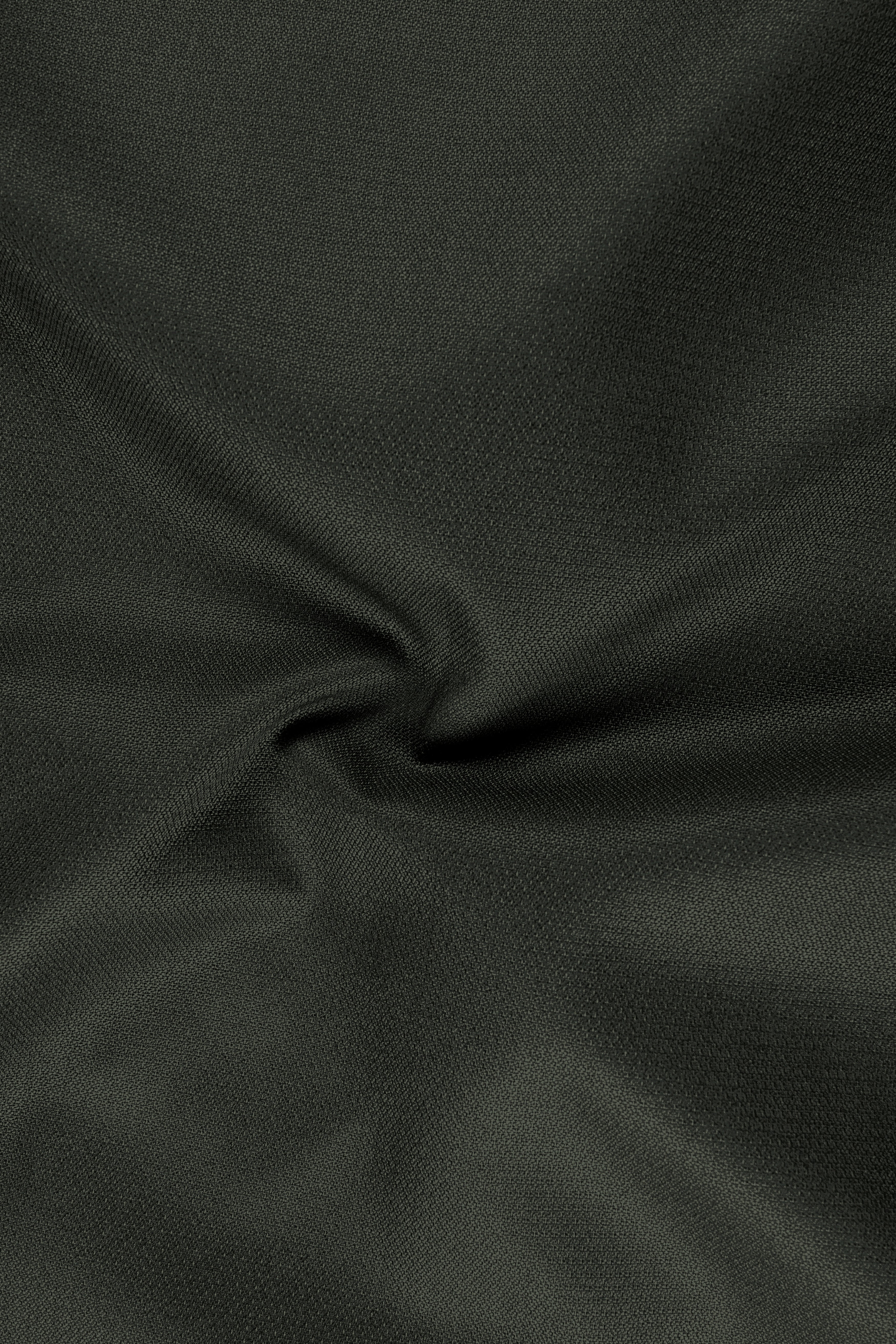Velaro-Rangoon Green Diamond Textured Wool Rich Slight Stretch Single Breasted Suit