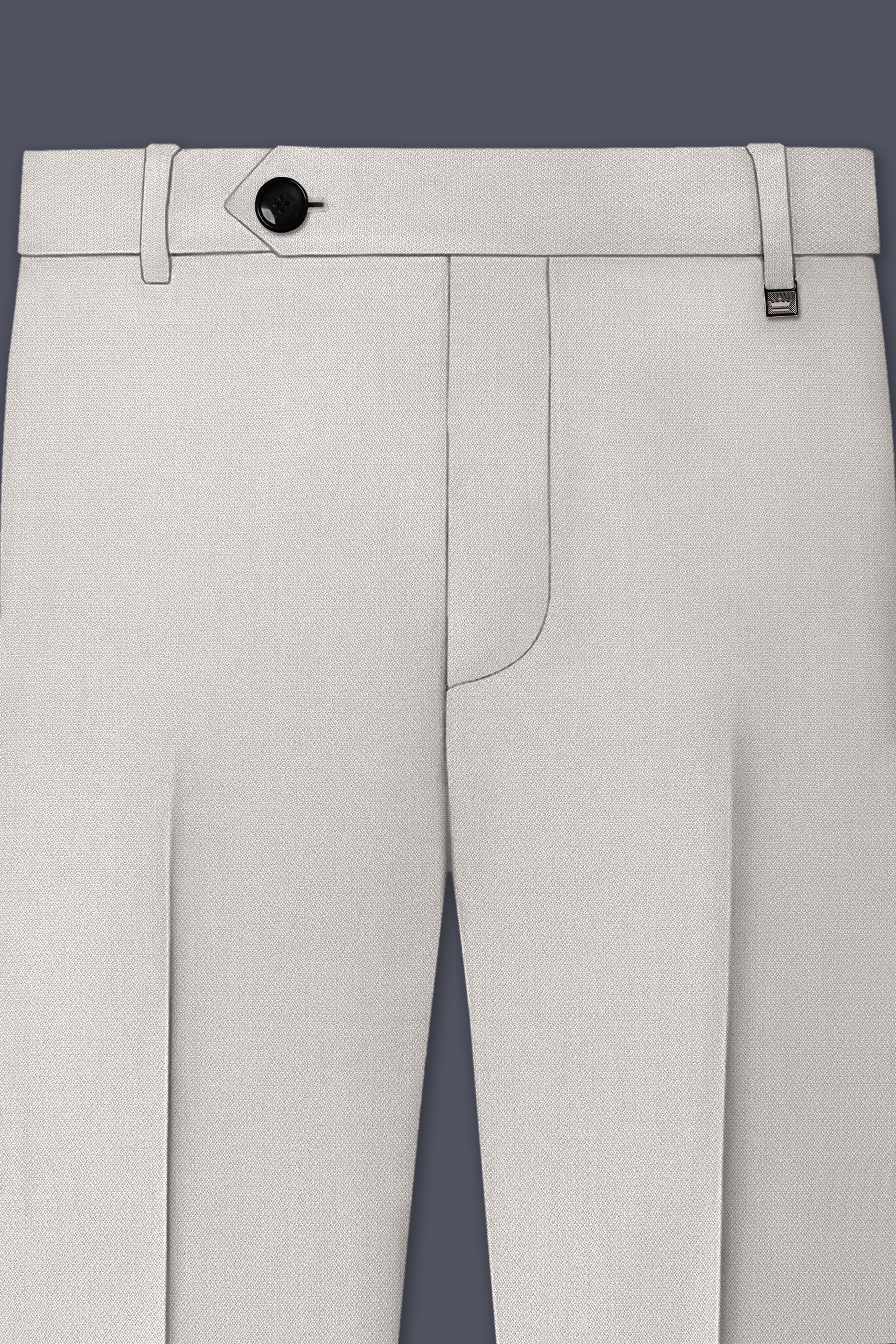 Helix-Fossil Gray Diamond Textured Wool Rich Slight Stretch Single Breasted Suit