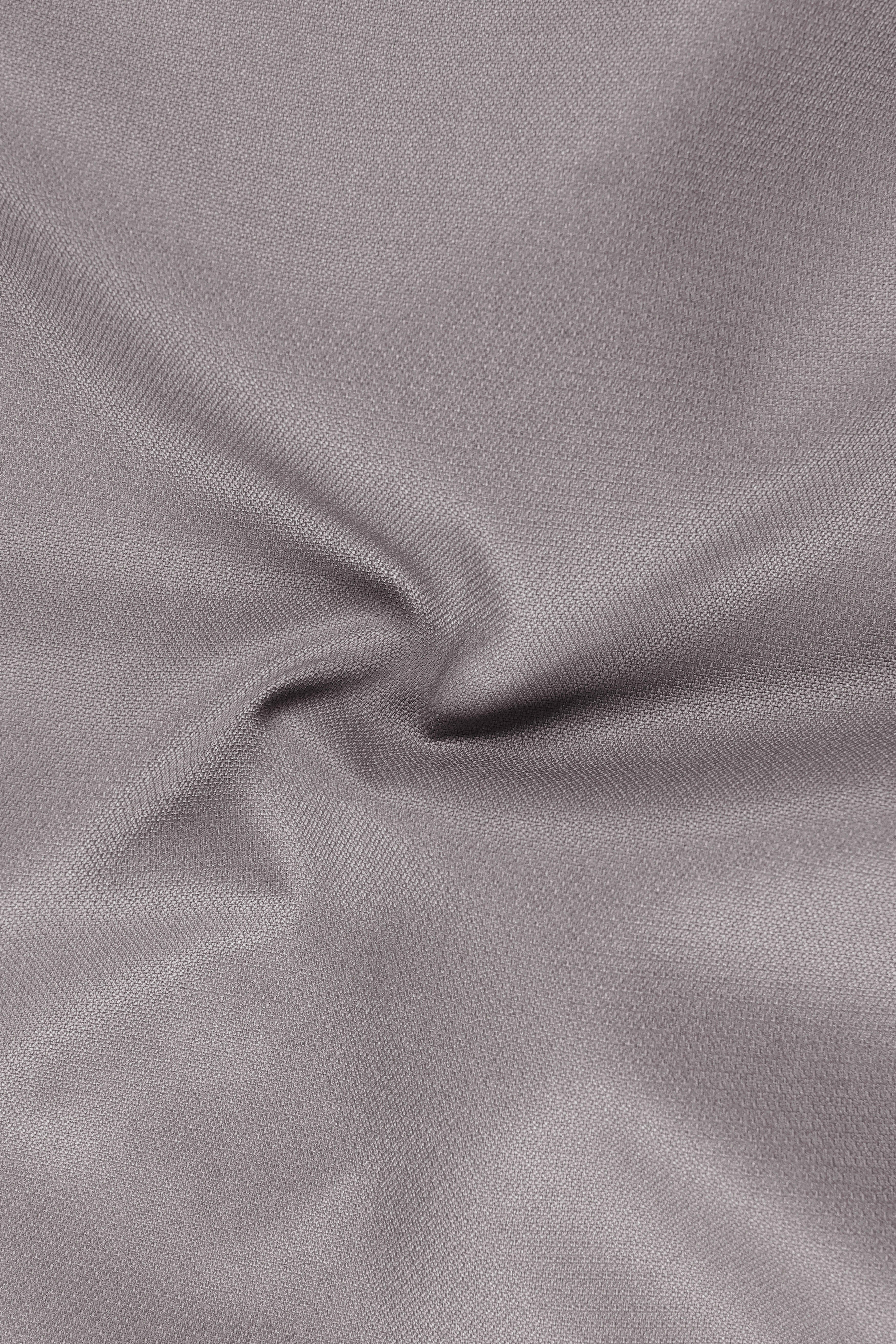 Helix-Fossil Gray Diamond Textured Wool Rich Slight Stretch Single Breasted Suit