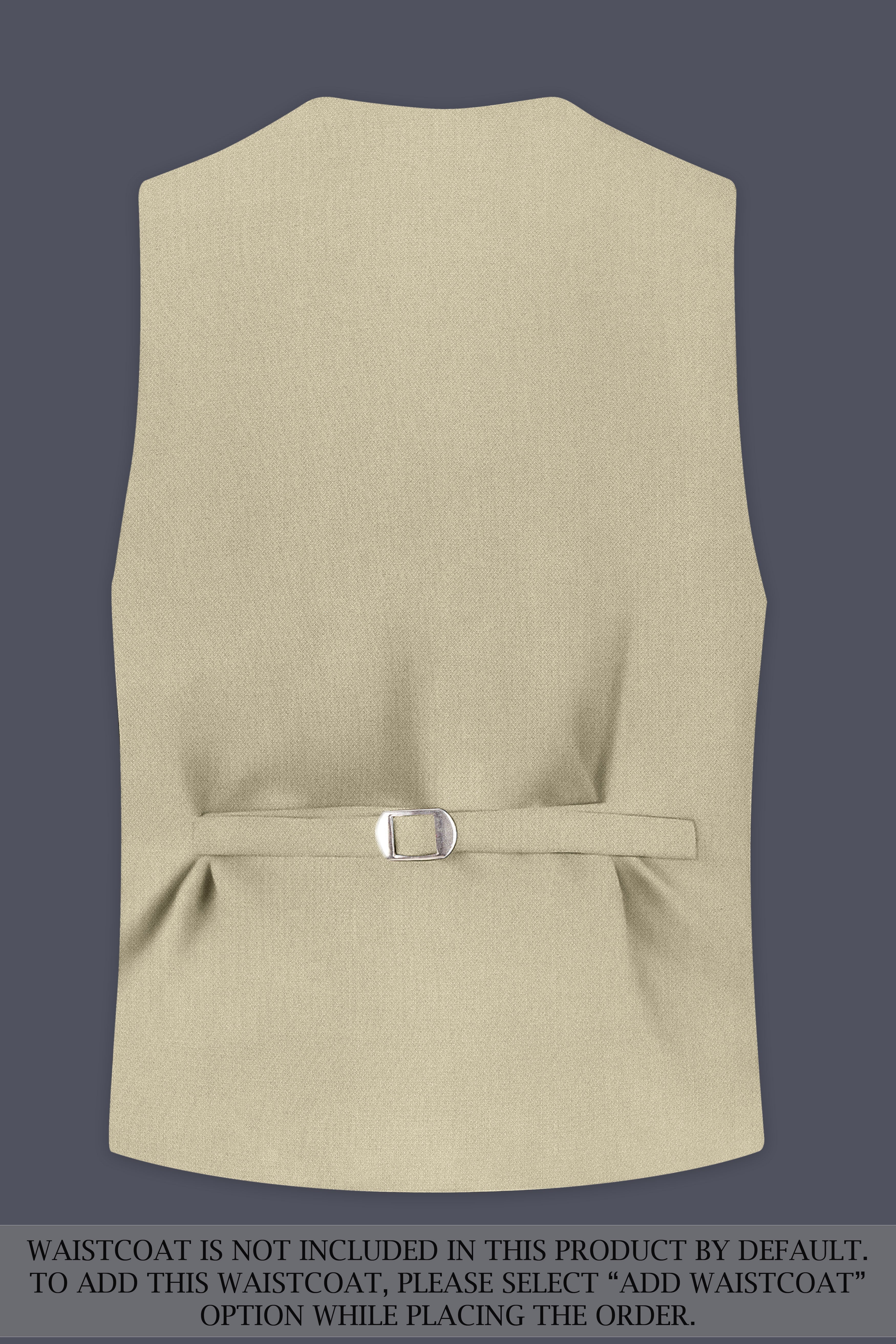 Cedar-Tallow Green Diamond Textured Wool Rich Slight Stretch Single Breasted Suit