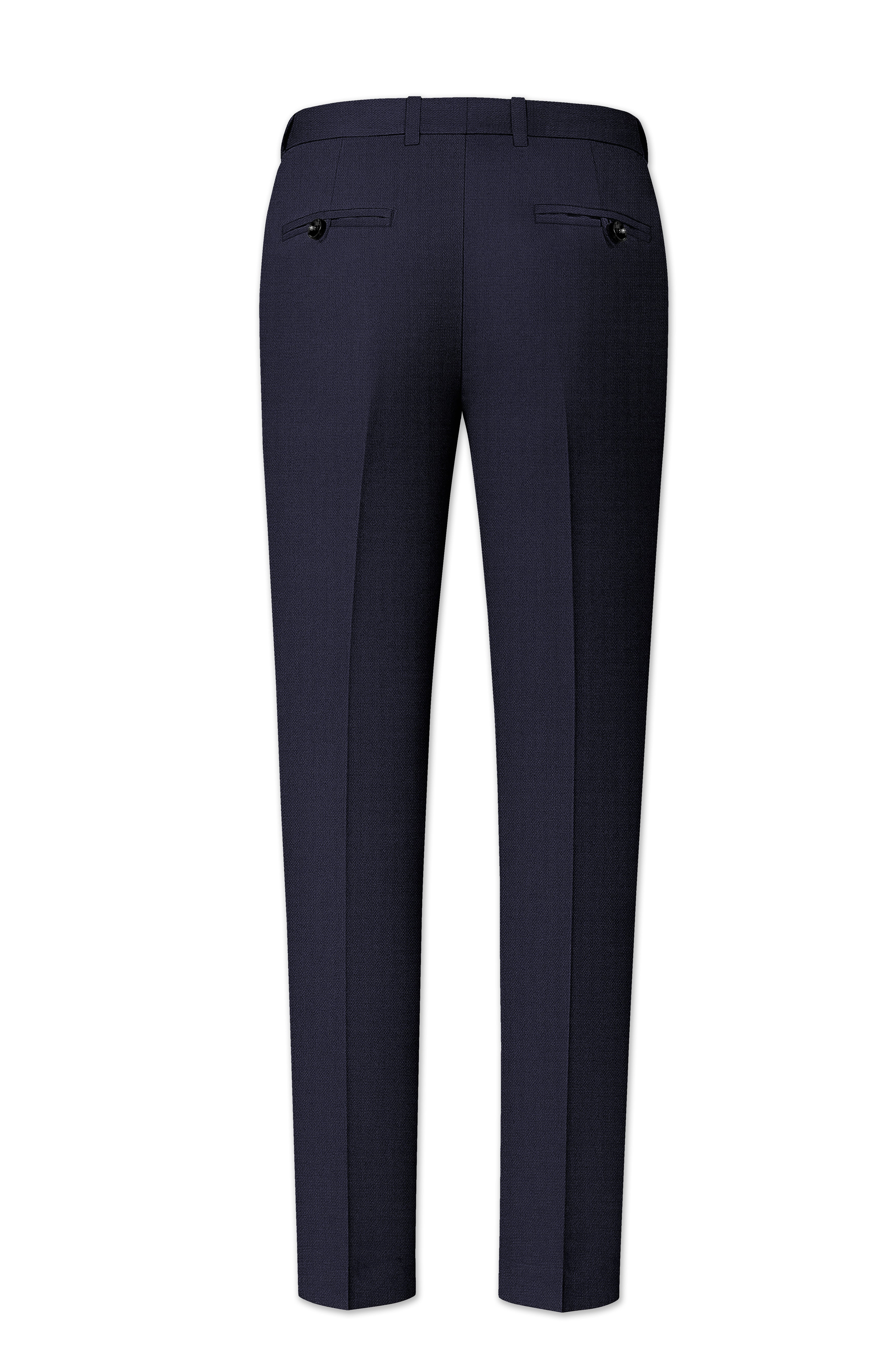 Vesper-Bastille Purple Diamond Textured Wool Rich Slight Stretch Single Breasted Suit