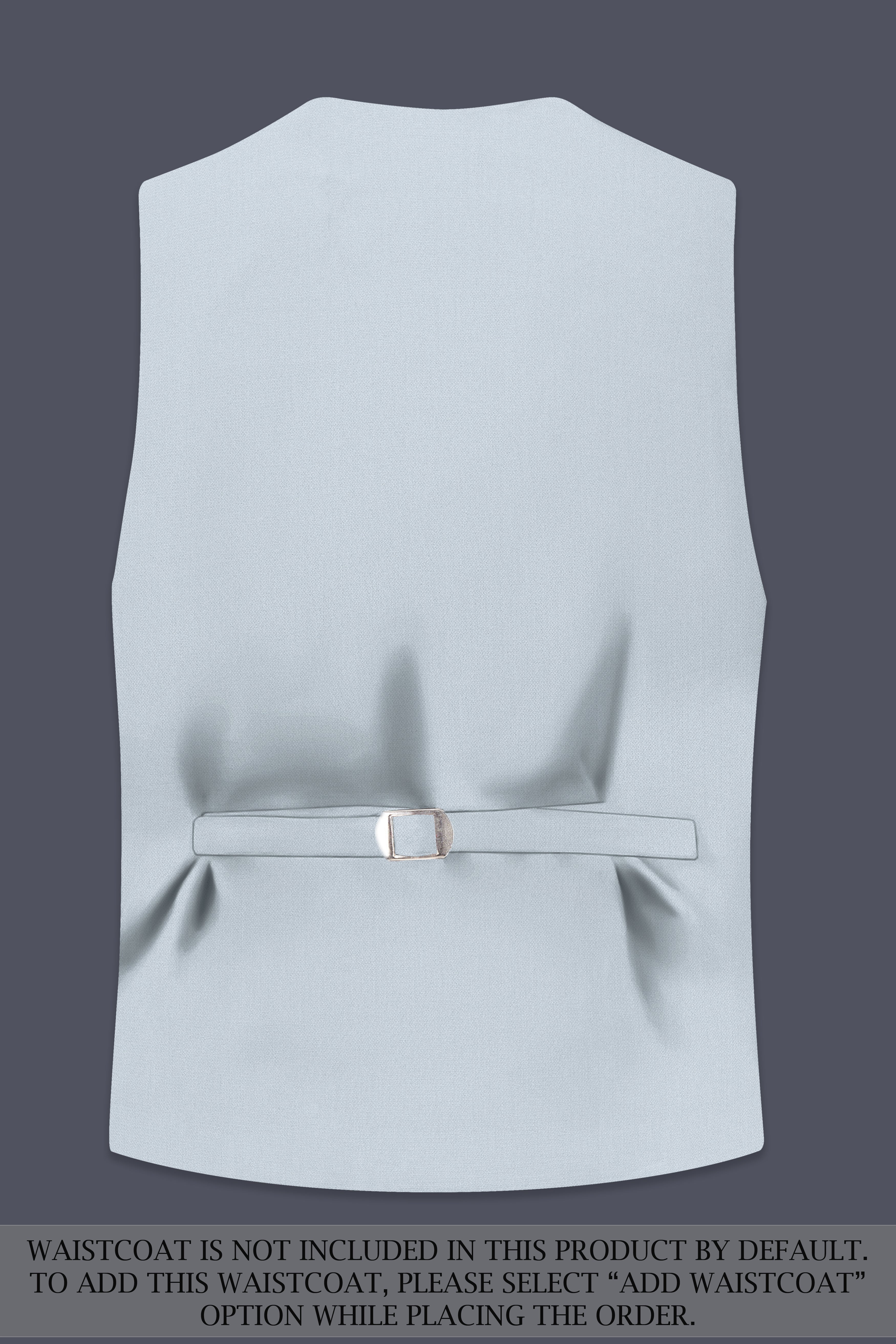 Prism-Chalice Gray Diamond Textured Wool Rich Slight Stretch Double Breasted Suit