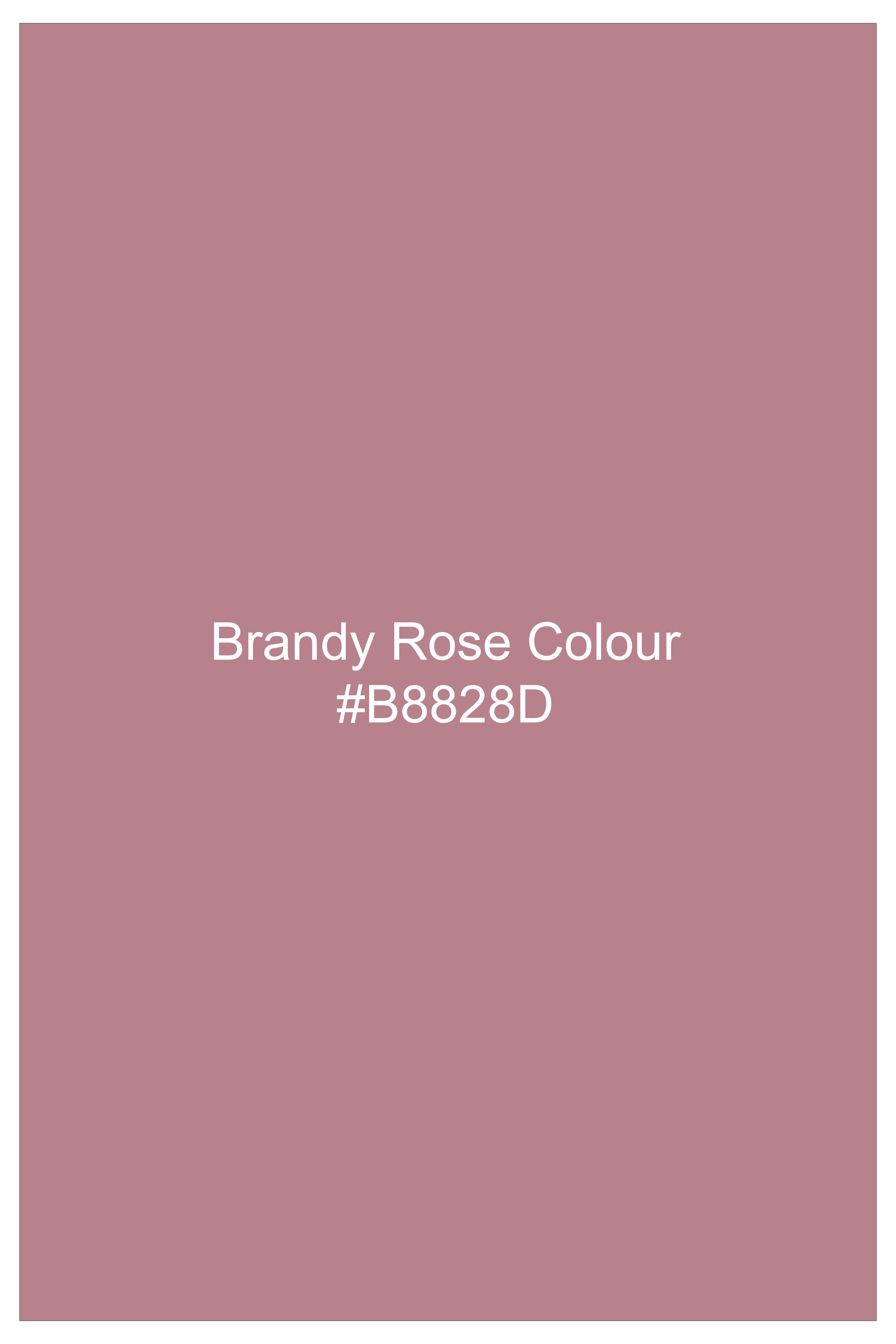 Aurore-Brandy Rose Pink Diamond Textured Wool Rich Slight Stretch Double Breasted Suit
