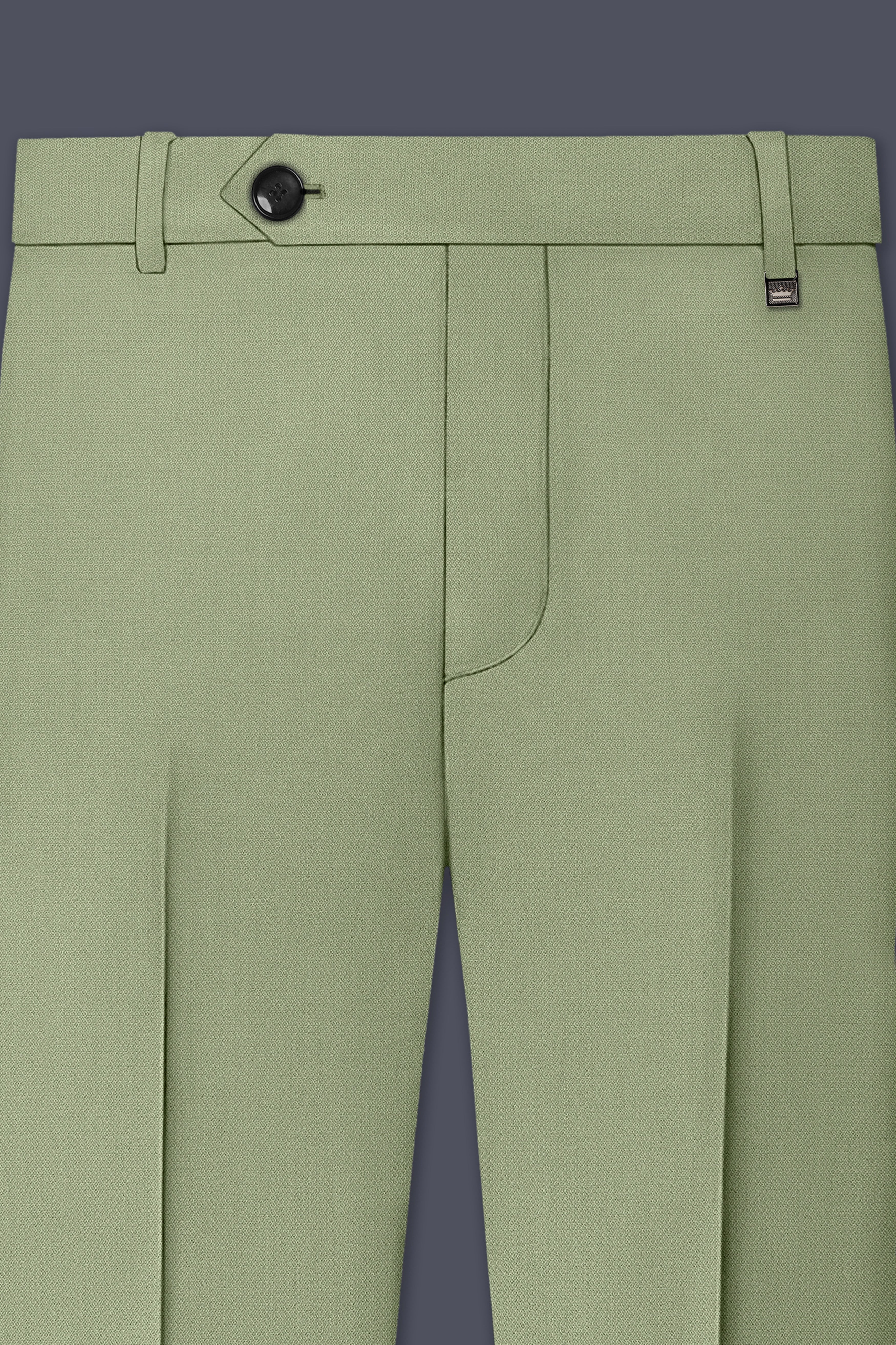 Verdo-Pablo Green Diamond Textured Wool Rich Slight Stretch Double Breasted Suit
