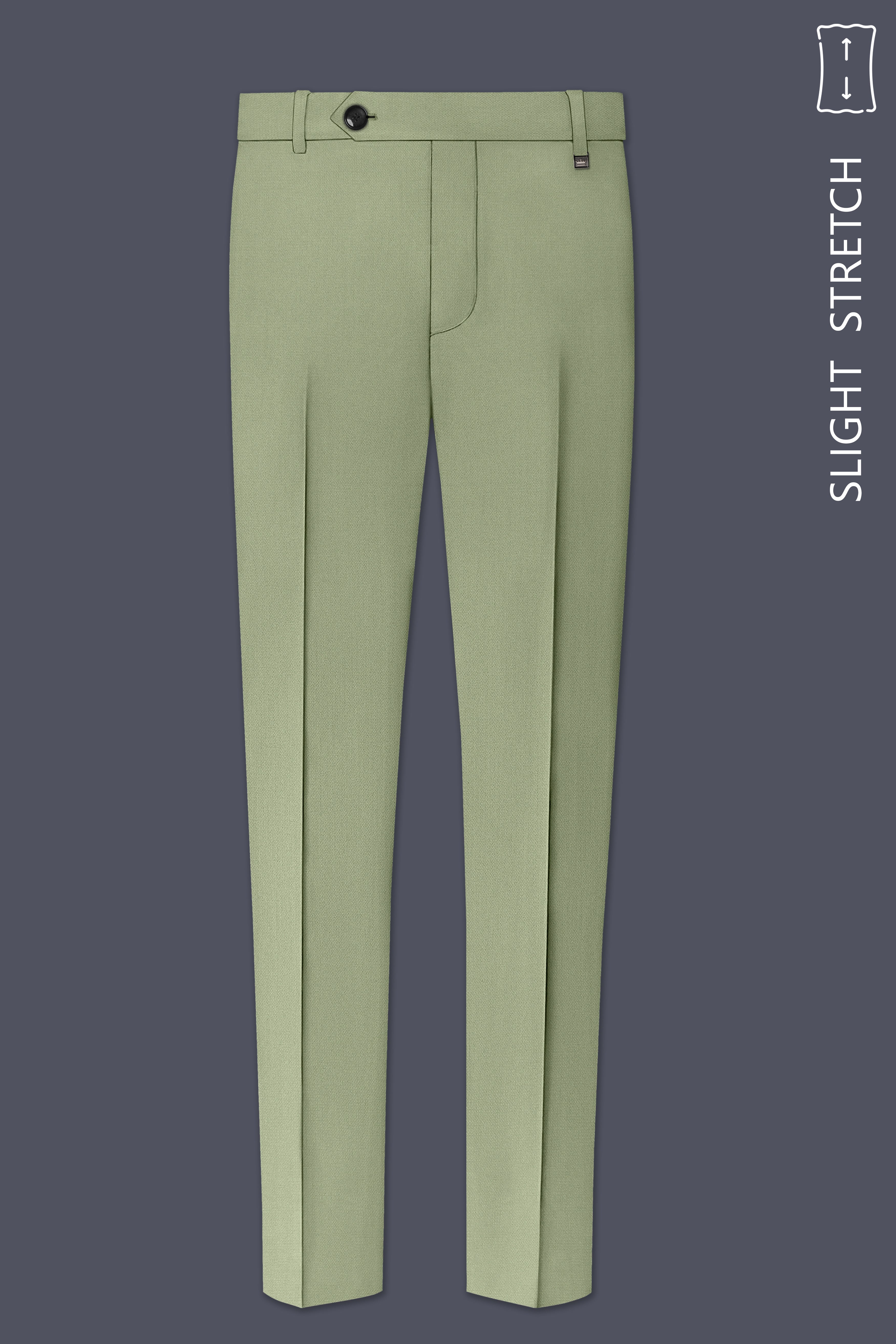 Verdo-Pablo Green Diamond Textured Wool Rich Slight Stretch Double Breasted Suit