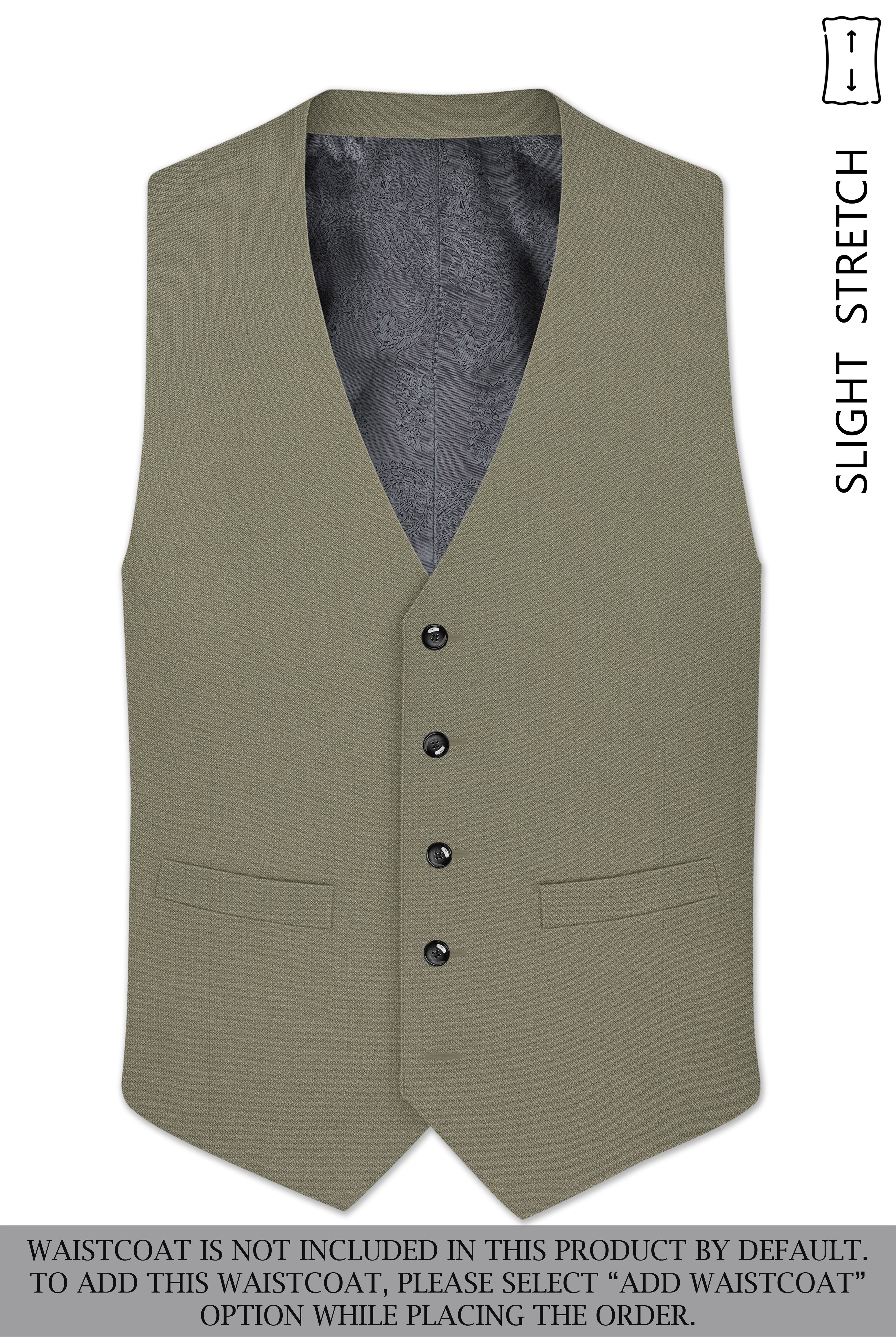 Verdo-Pablo Green Diamond Textured Wool Rich Slight Stretch Double Breasted Suit